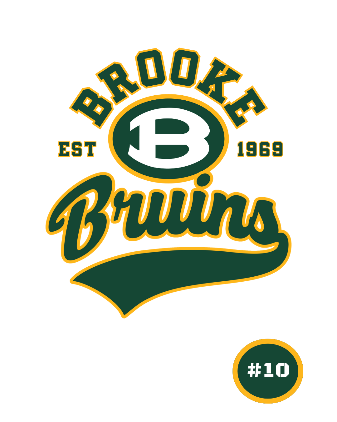 Youth Choose your Graphic Short Sleeve Soft Tee with Customized Back - Brooke Bruins