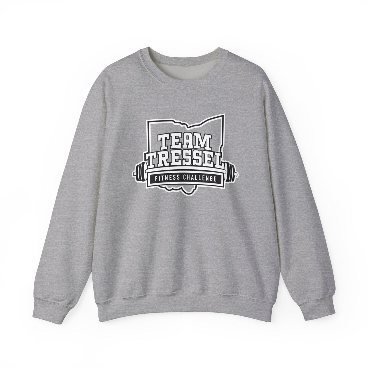 Adult Unisex Team Tressel Fitness Challenge Graphic Sweatshirt