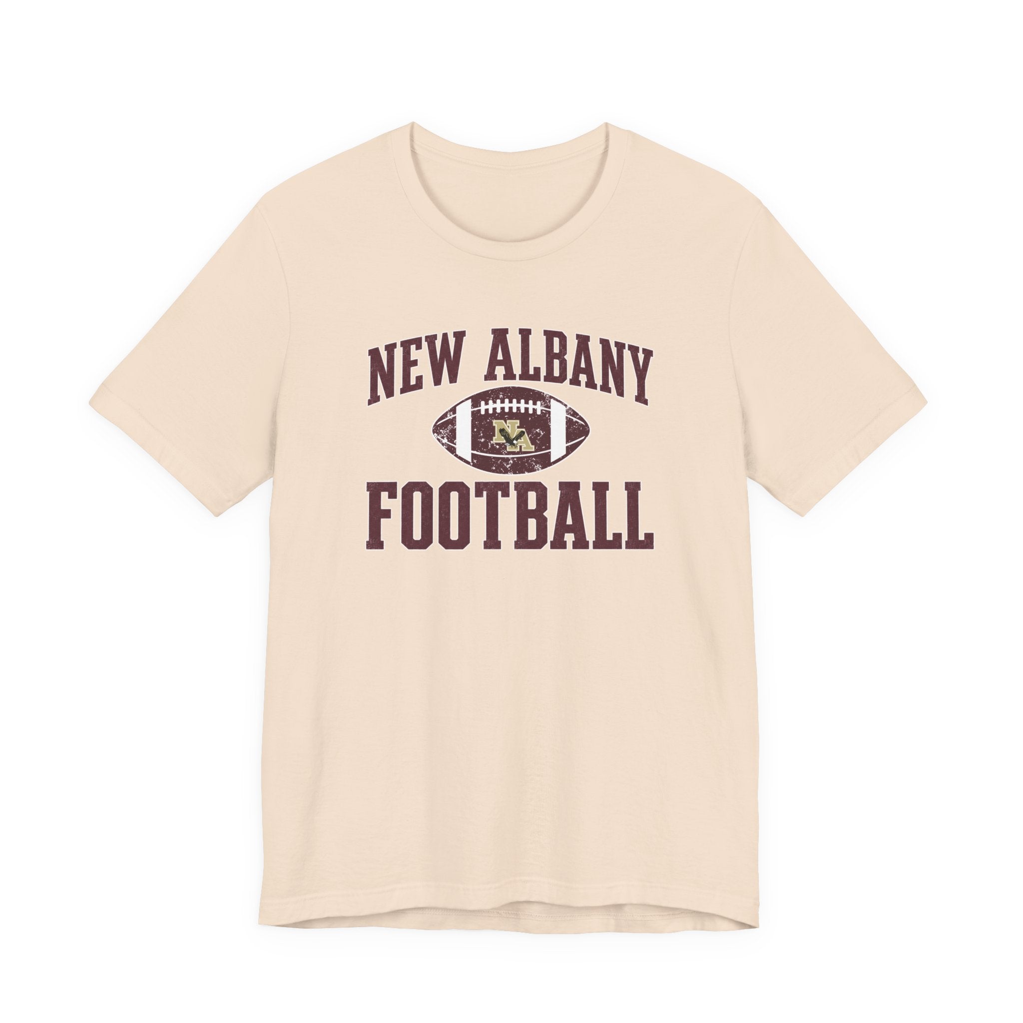 Adult Unisex New Albany Football Pride Graphic Short Sleeve Soft Tee