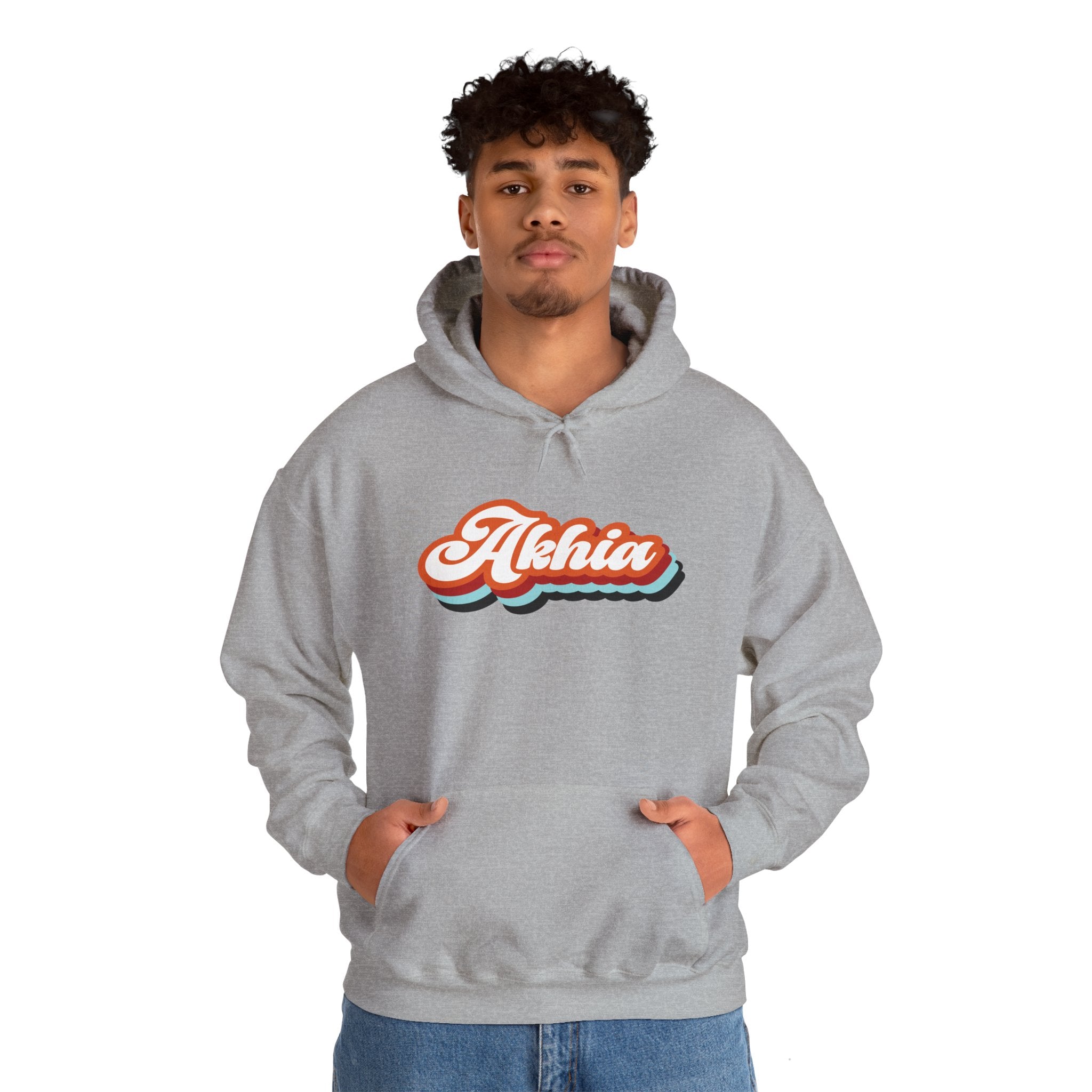 Adult Unisex Retro Graphic Hoodie - Akhia