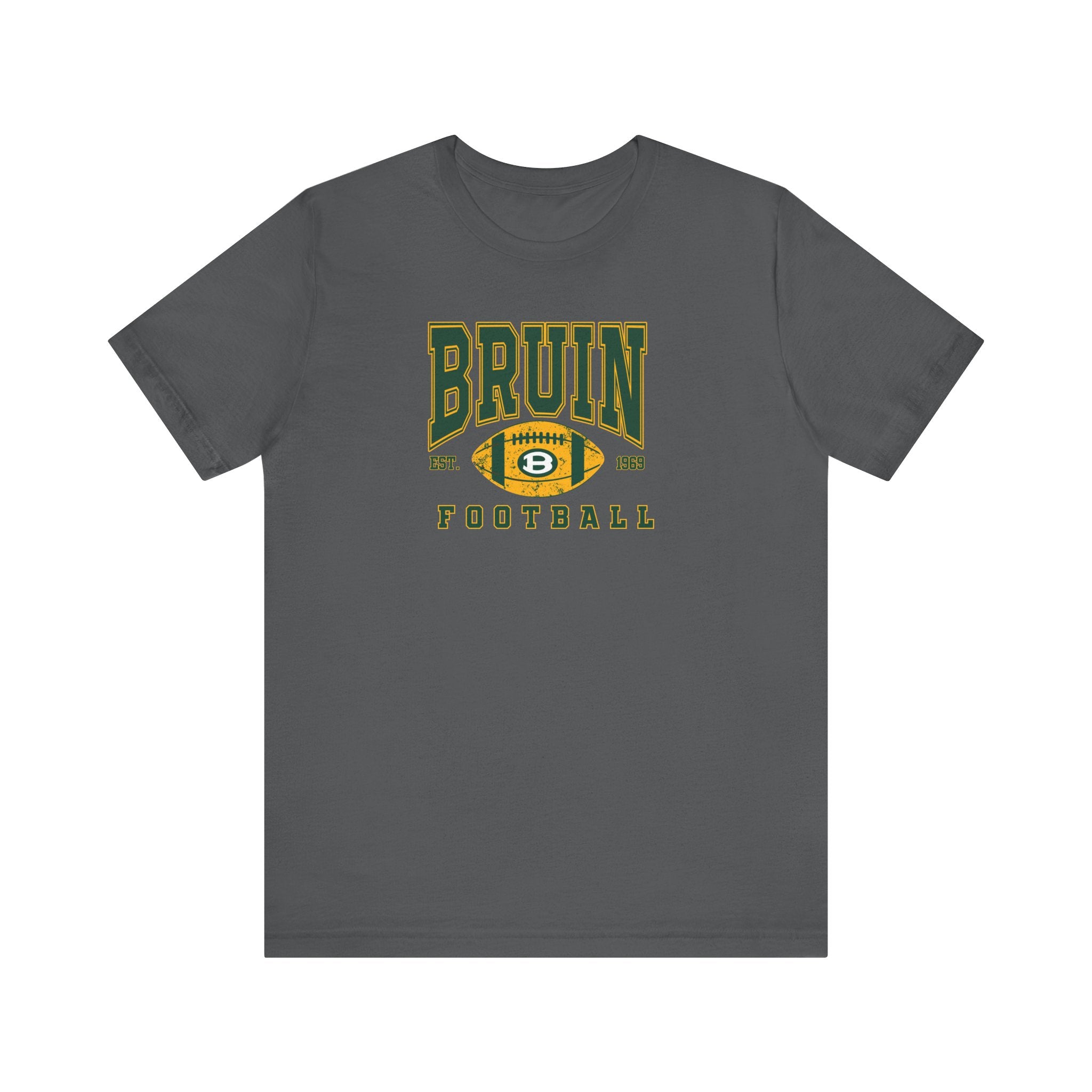 Adult Unisex Bruin Football Heritage Graphic Short Sleeve Soft Tee