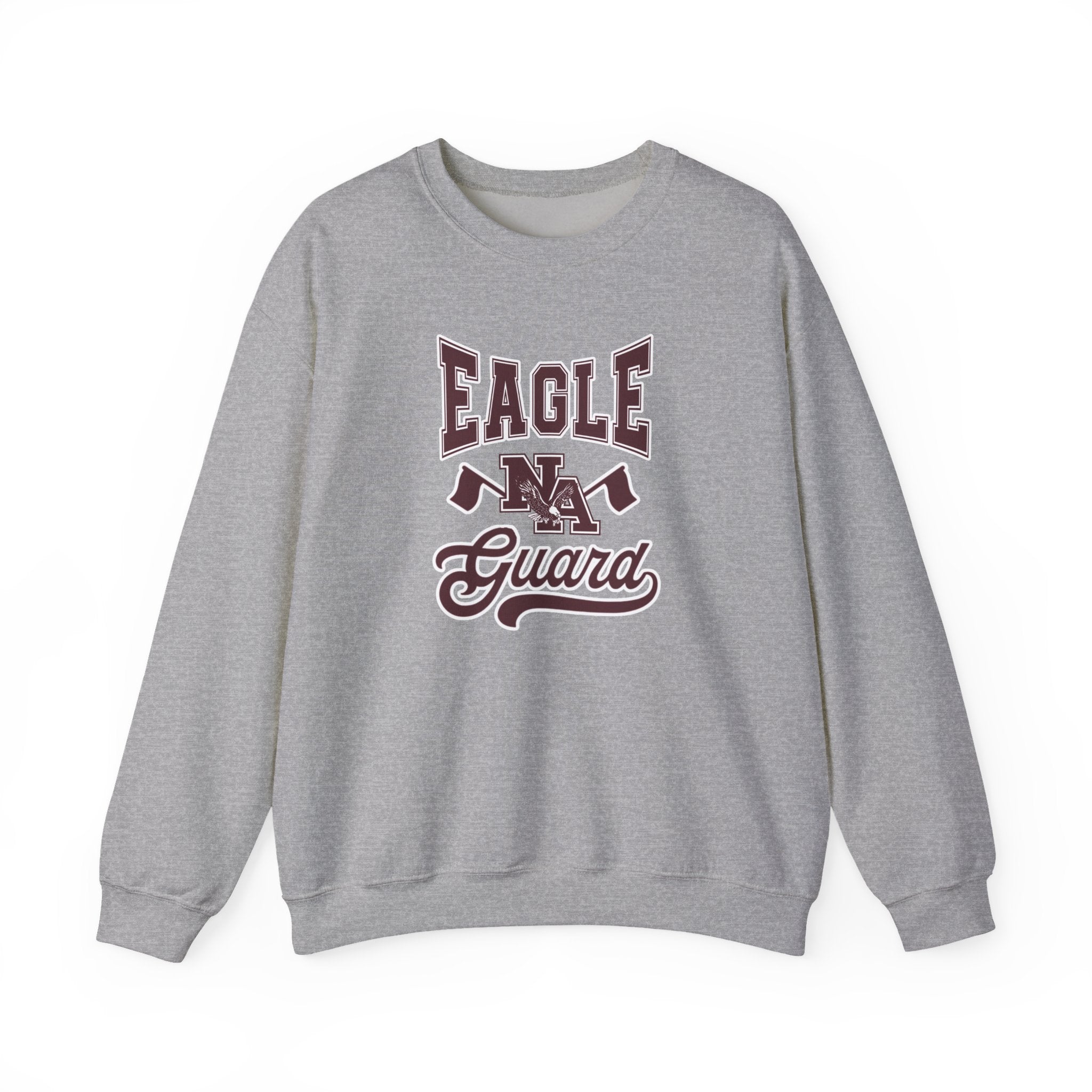 Adult Unisex Classic Varsity Eagle Guard Graphic Sweatshirt