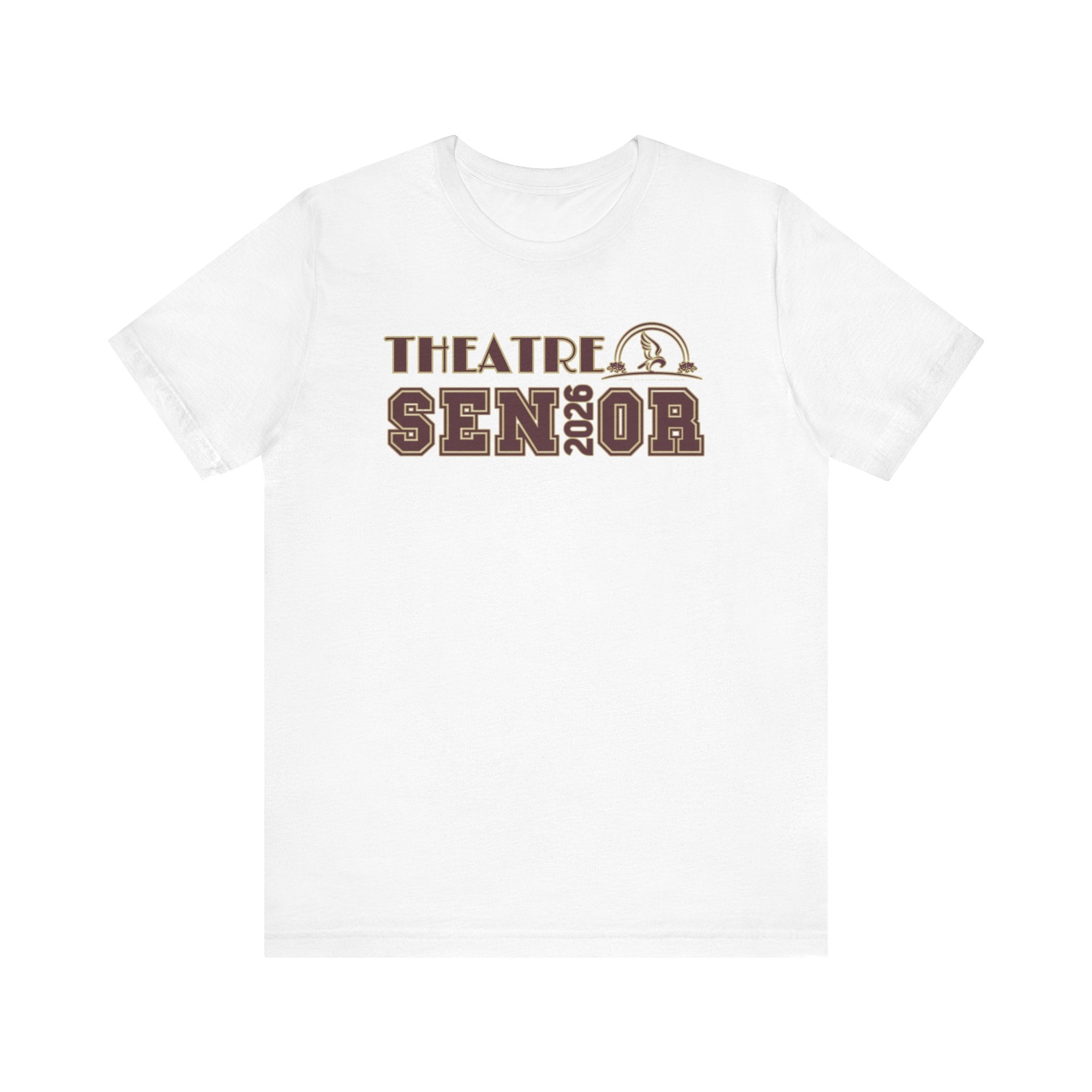 Adult Unisex Theatre Senior Graphic Short Sleeve Soft Tee