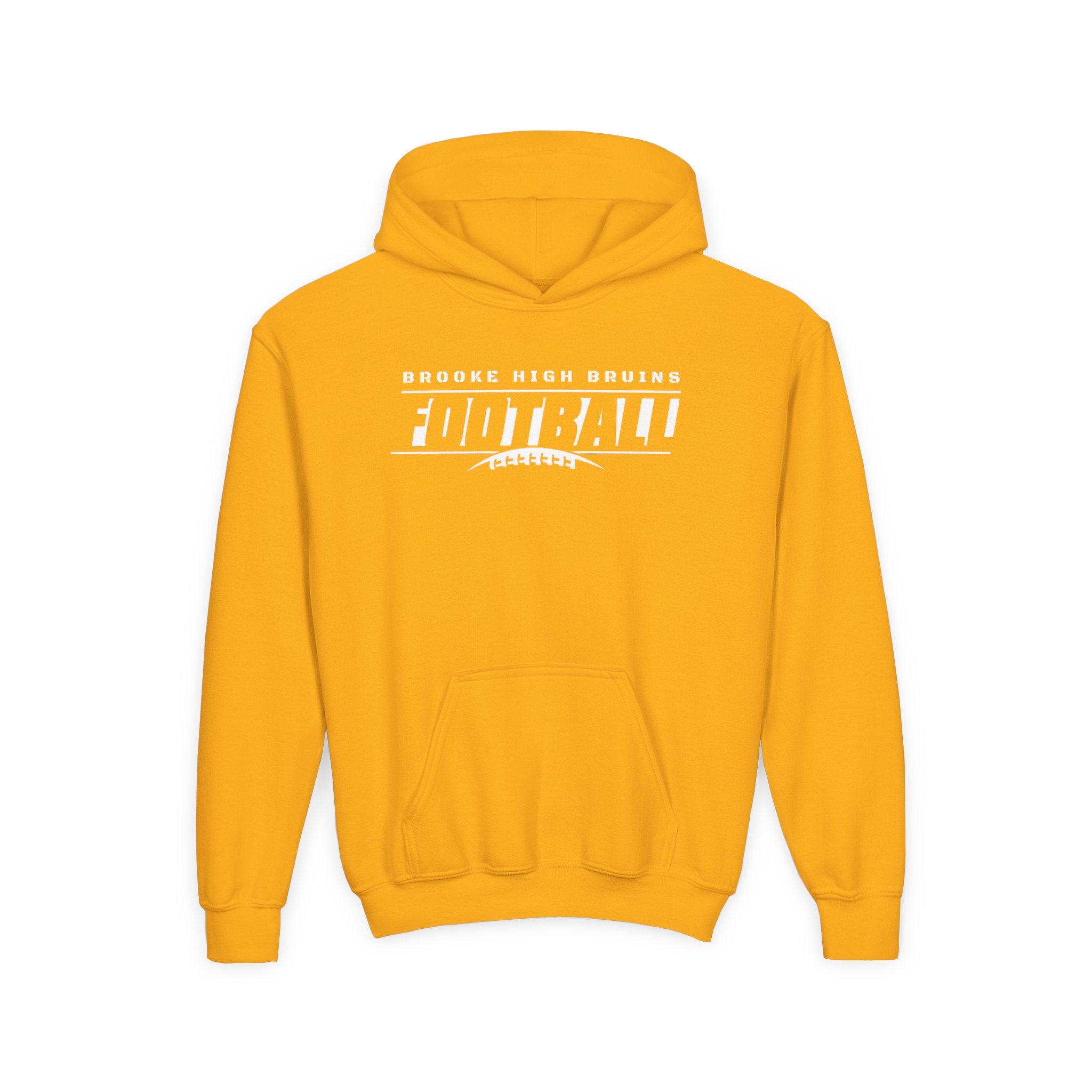 Youth Brooke High Bruins Goal Line Graphic Hoodie