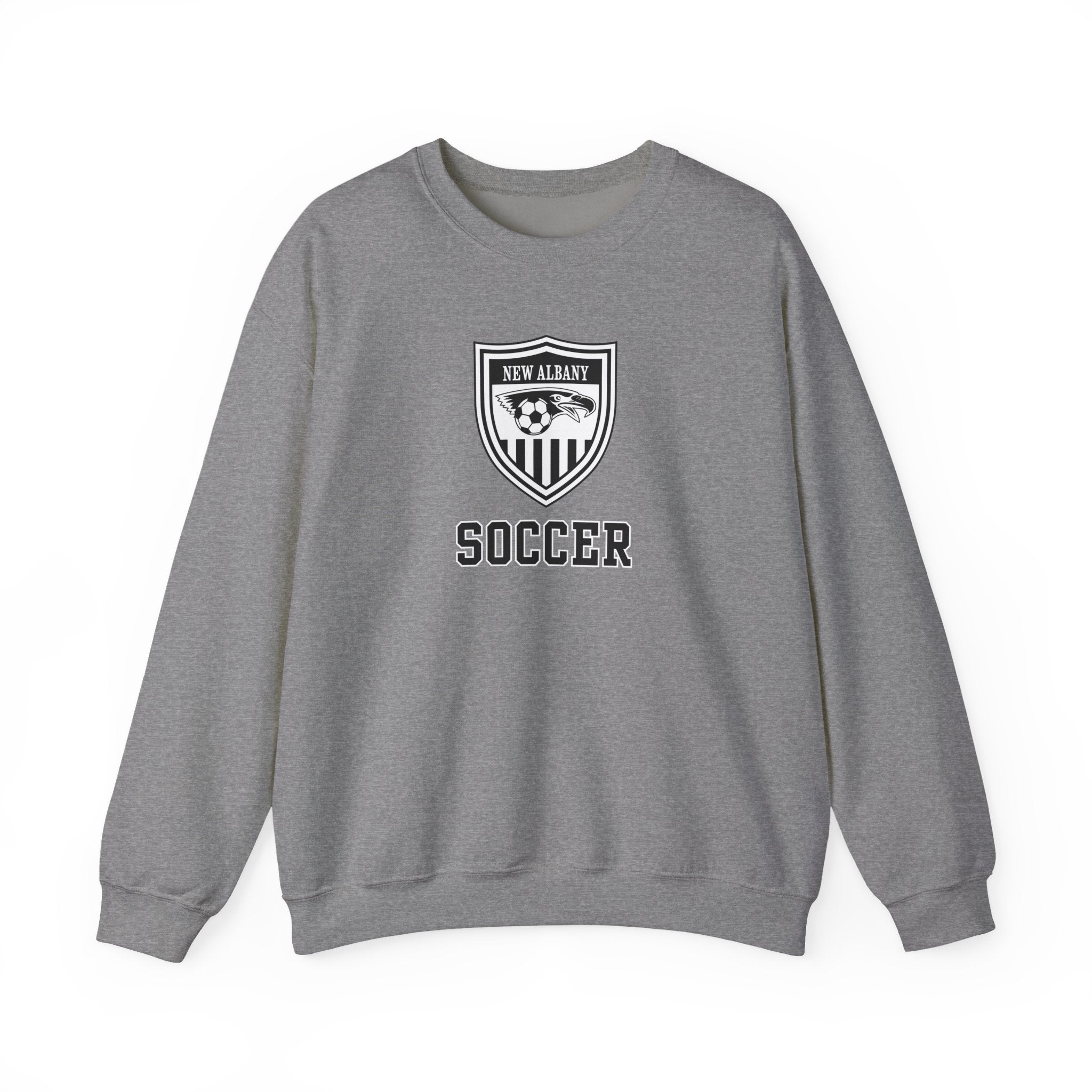 Adult Unisex New Albany Youth Soccer League Crest Graphic Sweatshirt