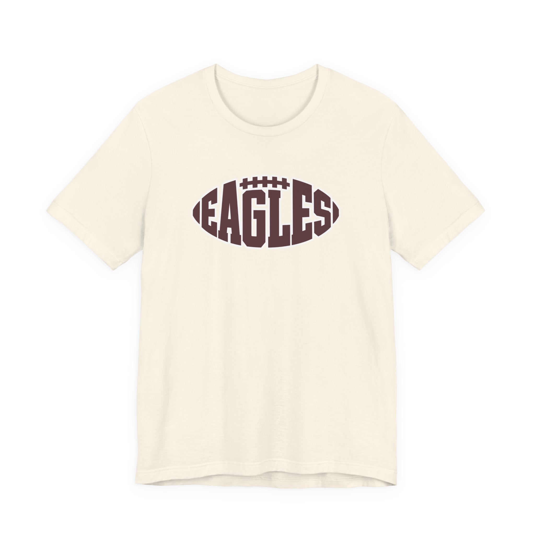 Adult Unisex New Albany Football Eagle Ball Graphic Short Sleeve Soft Tee