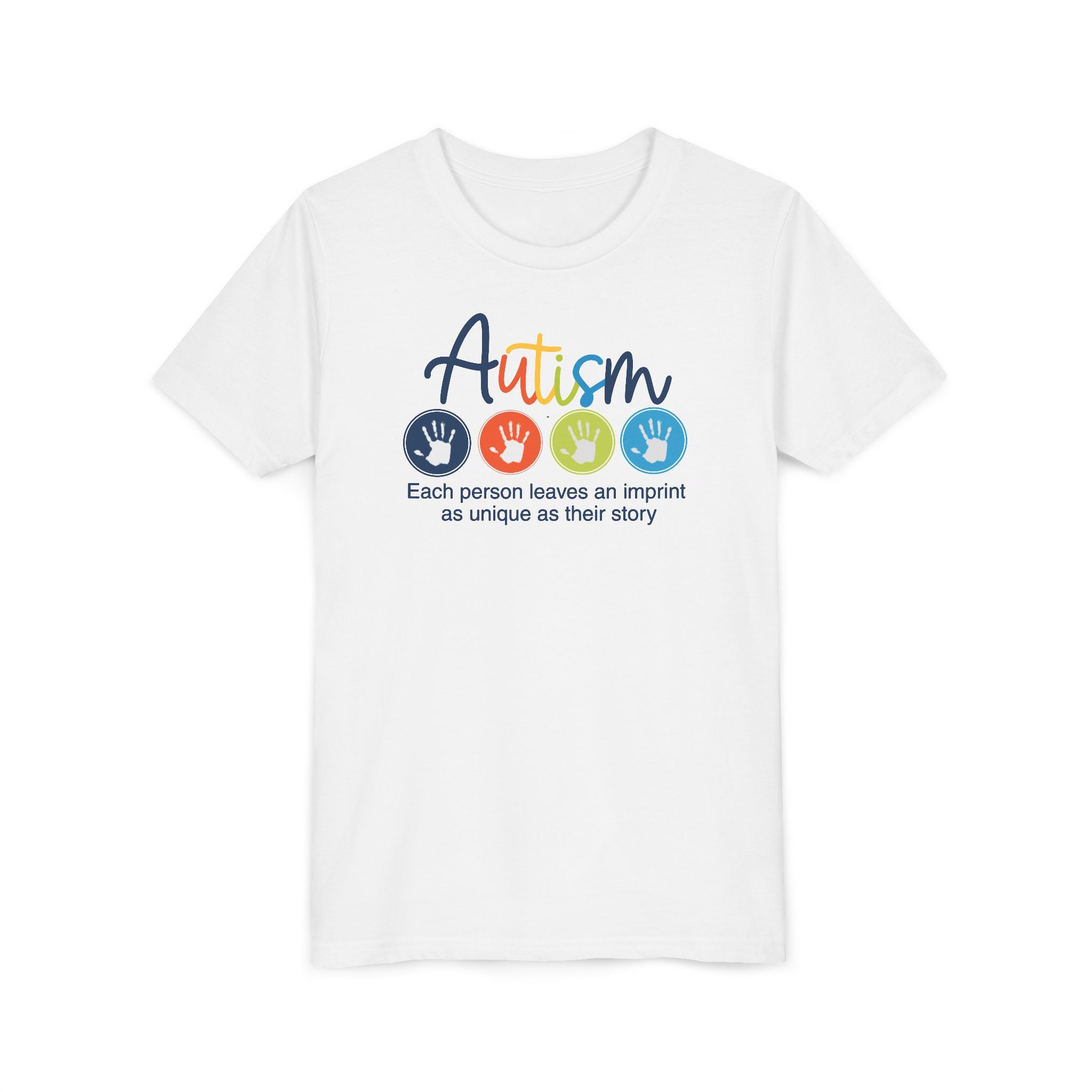 Youth Autism Imprint Graphic Short Sleeve Soft Tee