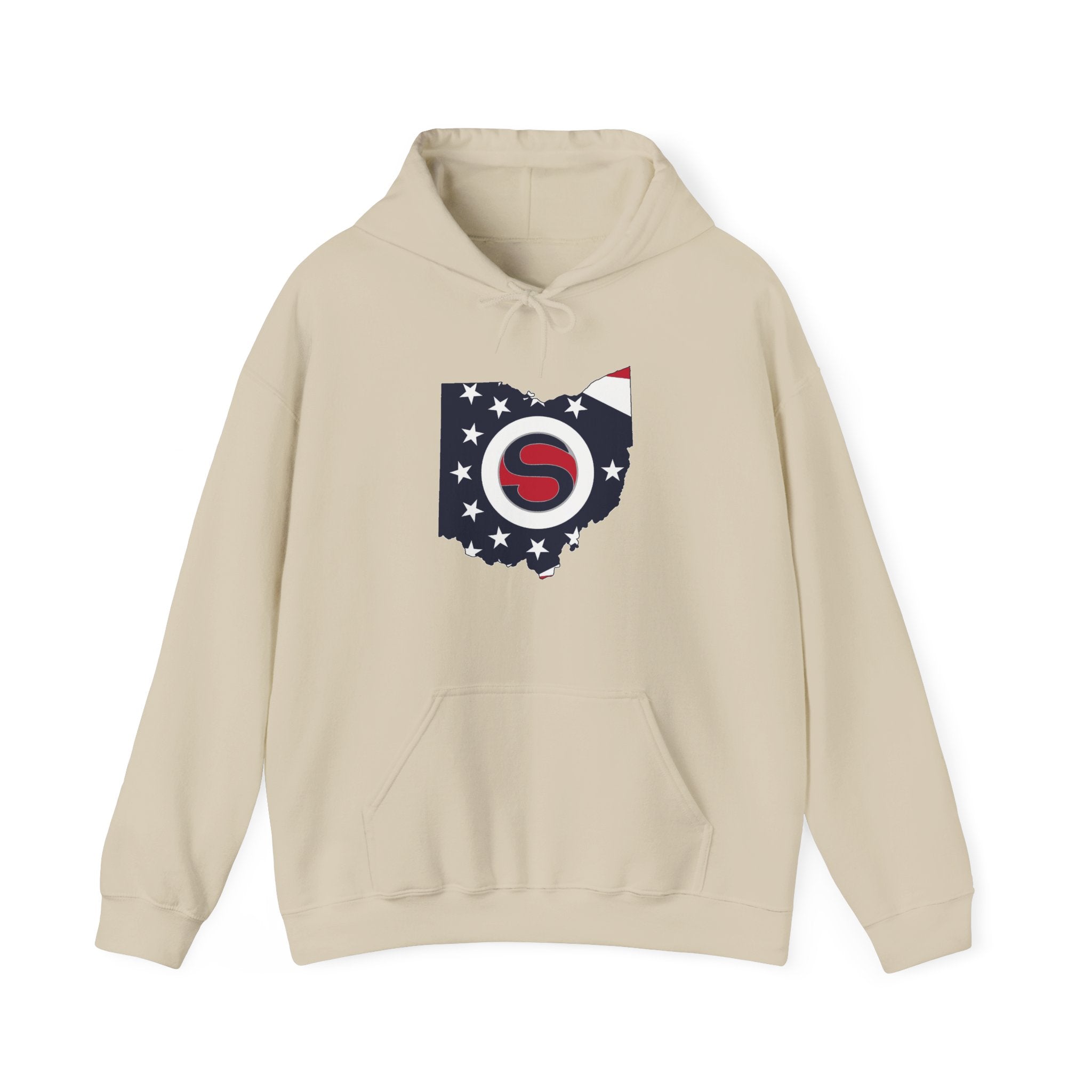 Adult Unisex Stingers Softball State Logo Graphic Hoodie