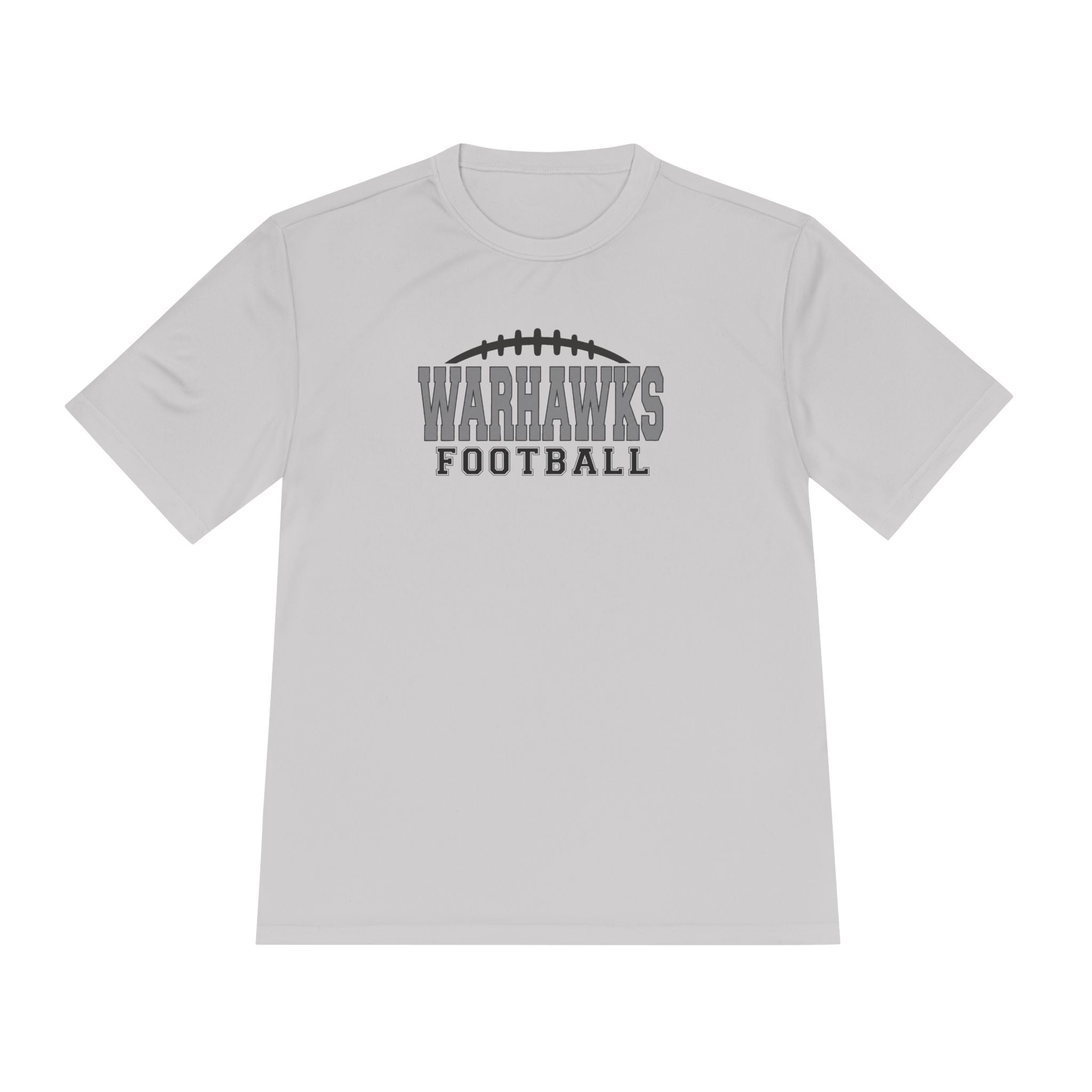 Adult Unisex Westerville Central Warhawks Football Laces Graphic Sport-Tek Competitor Performance Tee