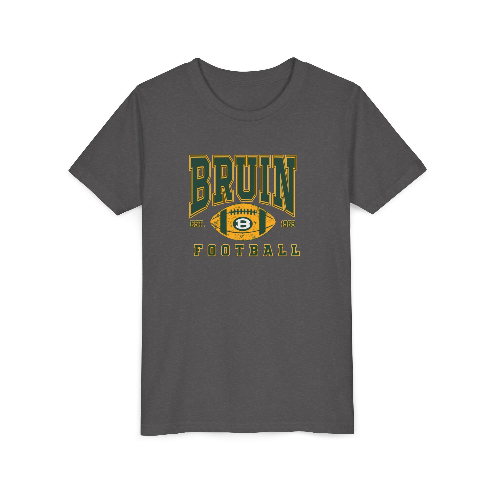 Youth Bruin Football Heritage Graphic Short Sleeve Soft Tee