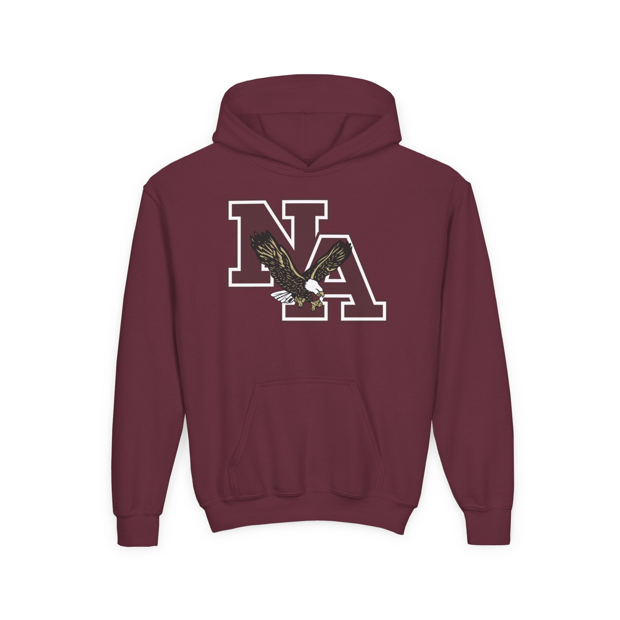 Youth Maroon Classic Logo Graphic Hoodie