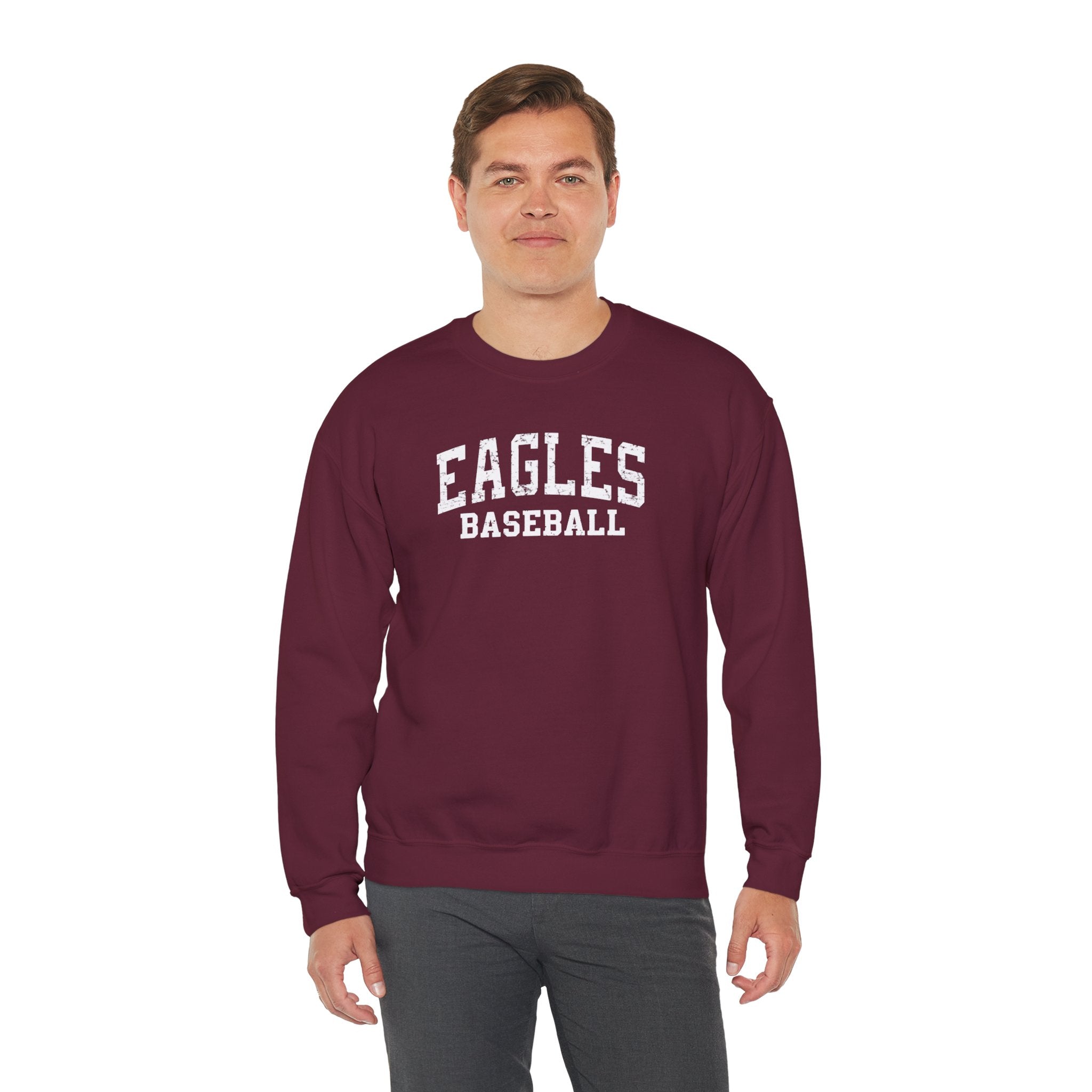Adult Unisex New Albany Eagles Baseball Vintage Distressed Graphic Sweatshirt