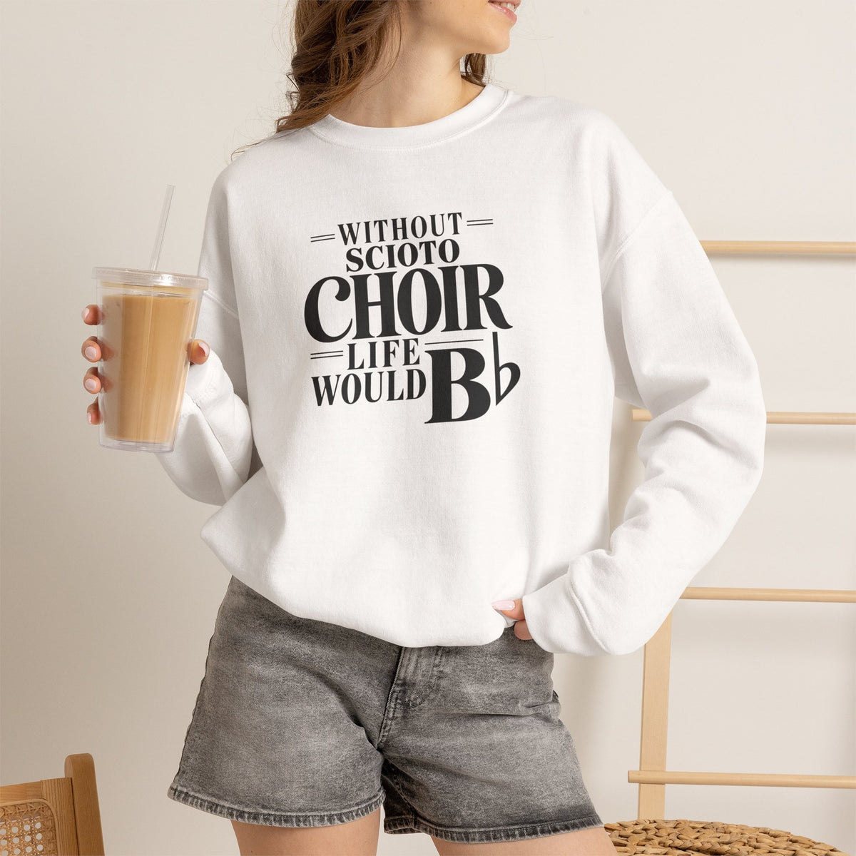 Adult Unisex Dublin Scioto Choirs Life would B-Flat Graphic Sweatshirt