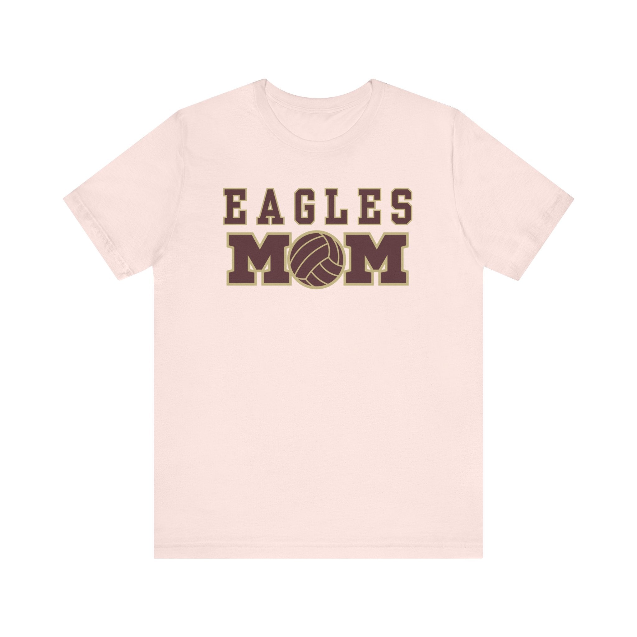 Adult Unisex Eagles Water Polo Mom Graphic Short Sleeve Soft Tee