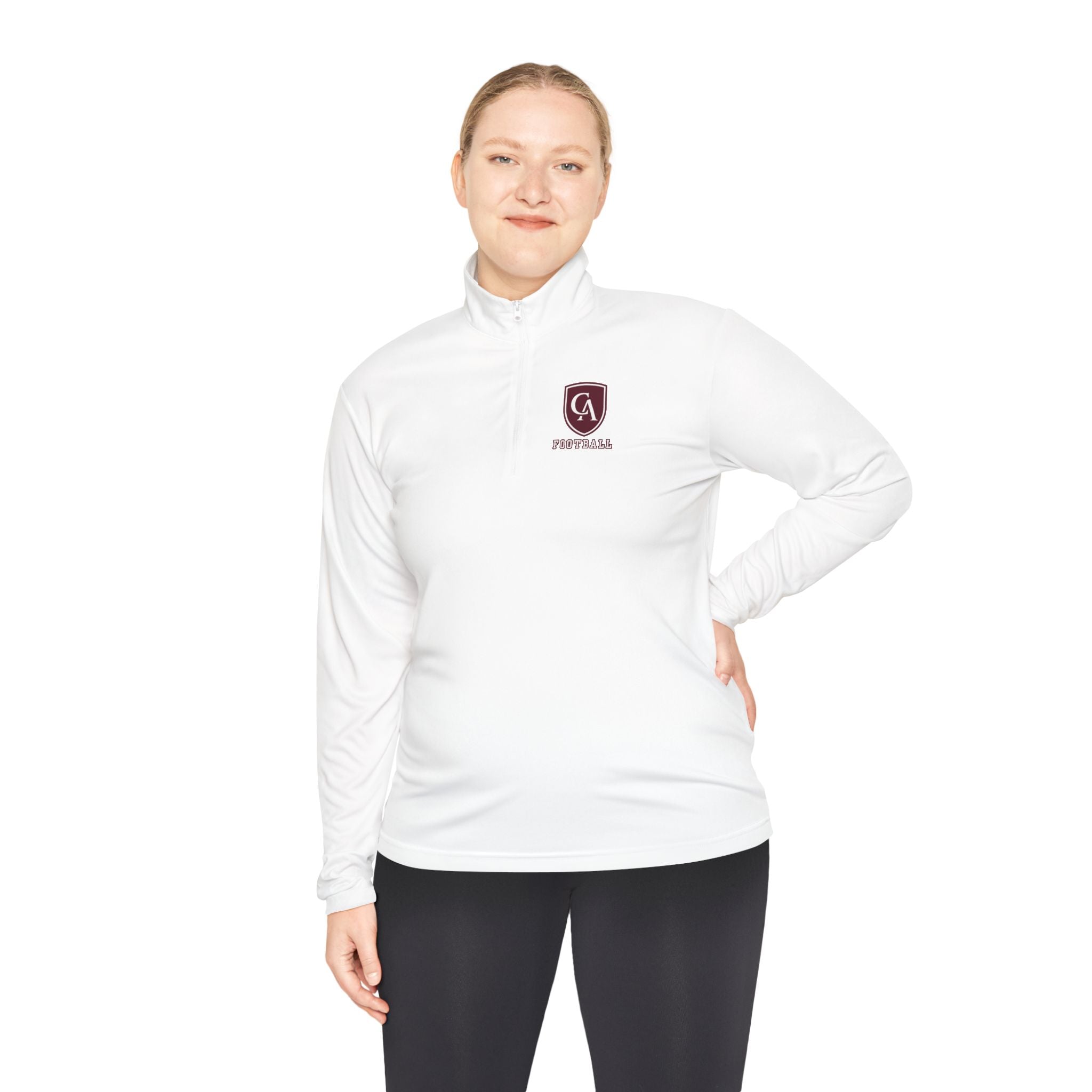 Adult Unisex Columbus Academy Football Logo Sport-Tek Quarter Zip Pullover