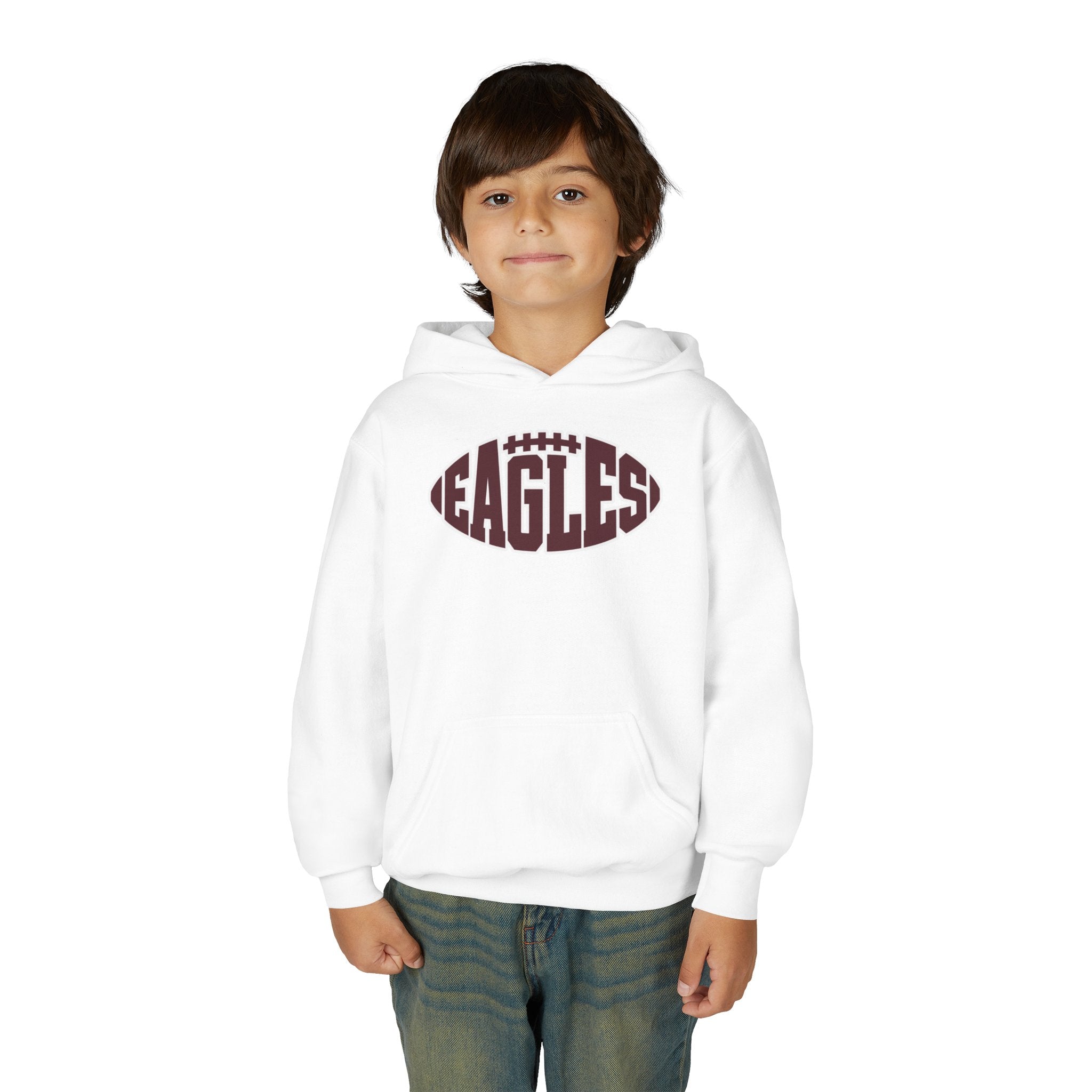Youth New Albany Football Eagle Ball Graphic Hoodie