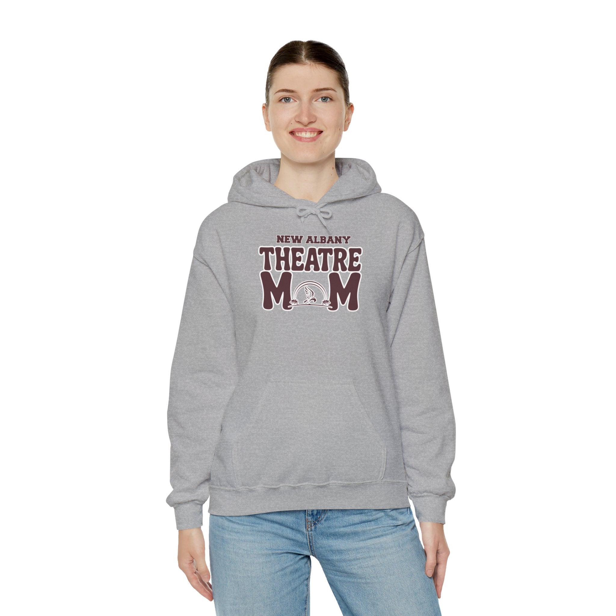 Adult Unisex New Albany Theatre Mom Graphic Hoodie