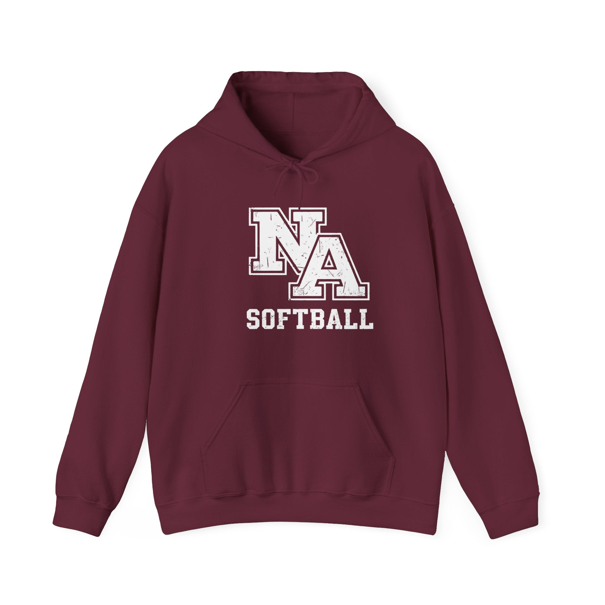Adult Unisex New Albany Softball Vintage Vibe Logo Graphic Hoodie