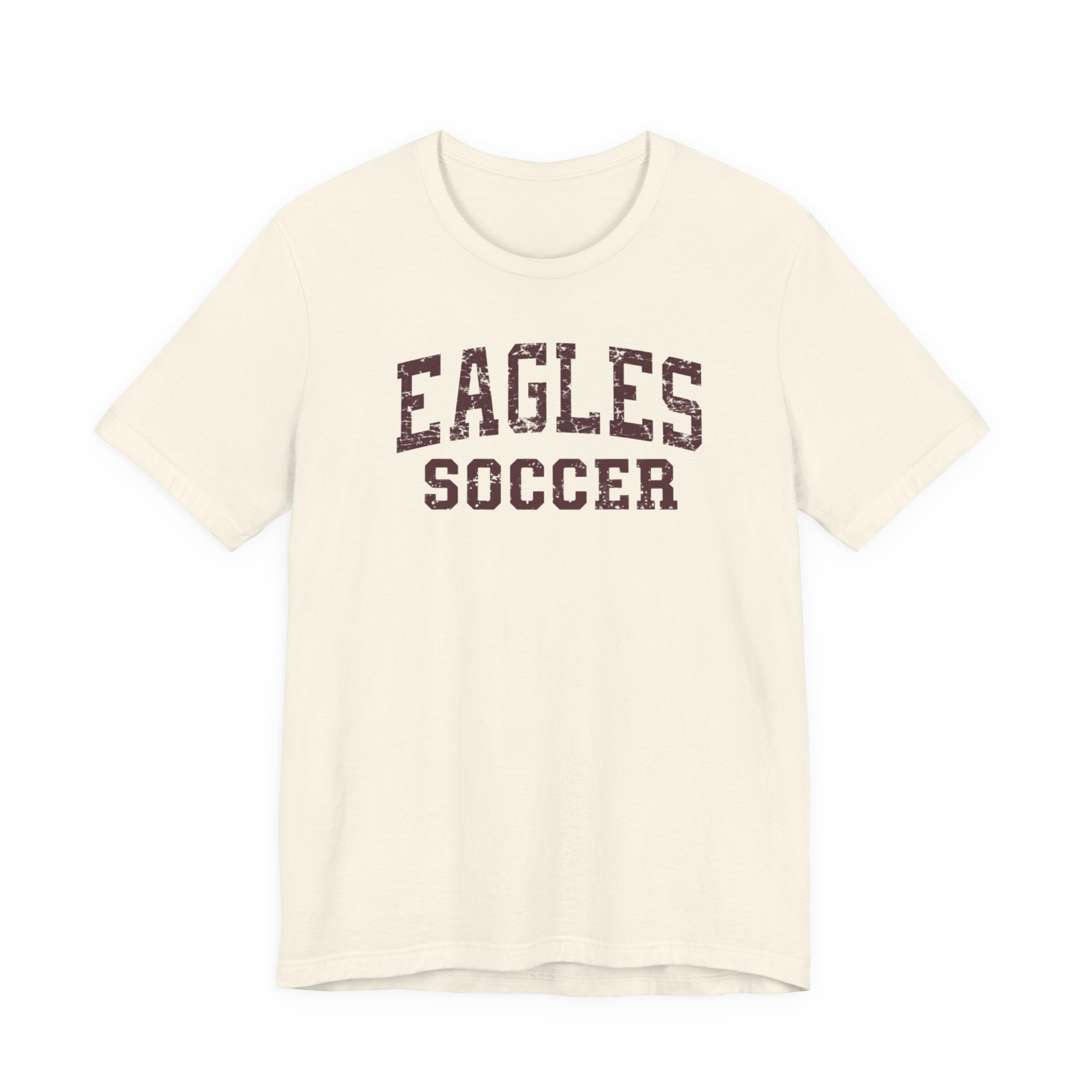 Adult Unisex New Albany Eagles Soccer Vintage Distressed Graphic Short Sleeve Bella + Canvas Soft Tee