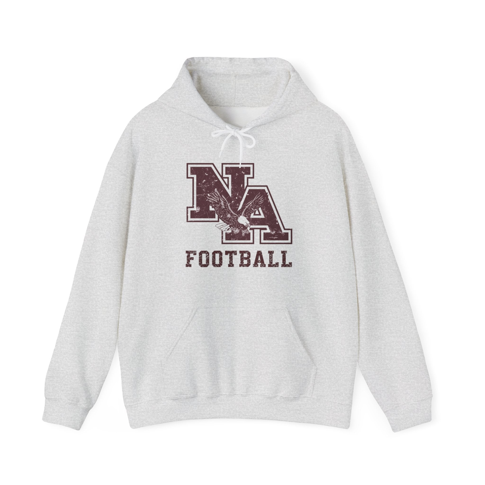 Adult Unisex New Albany Football Distressed Vintage Logo Graphic Hoodie