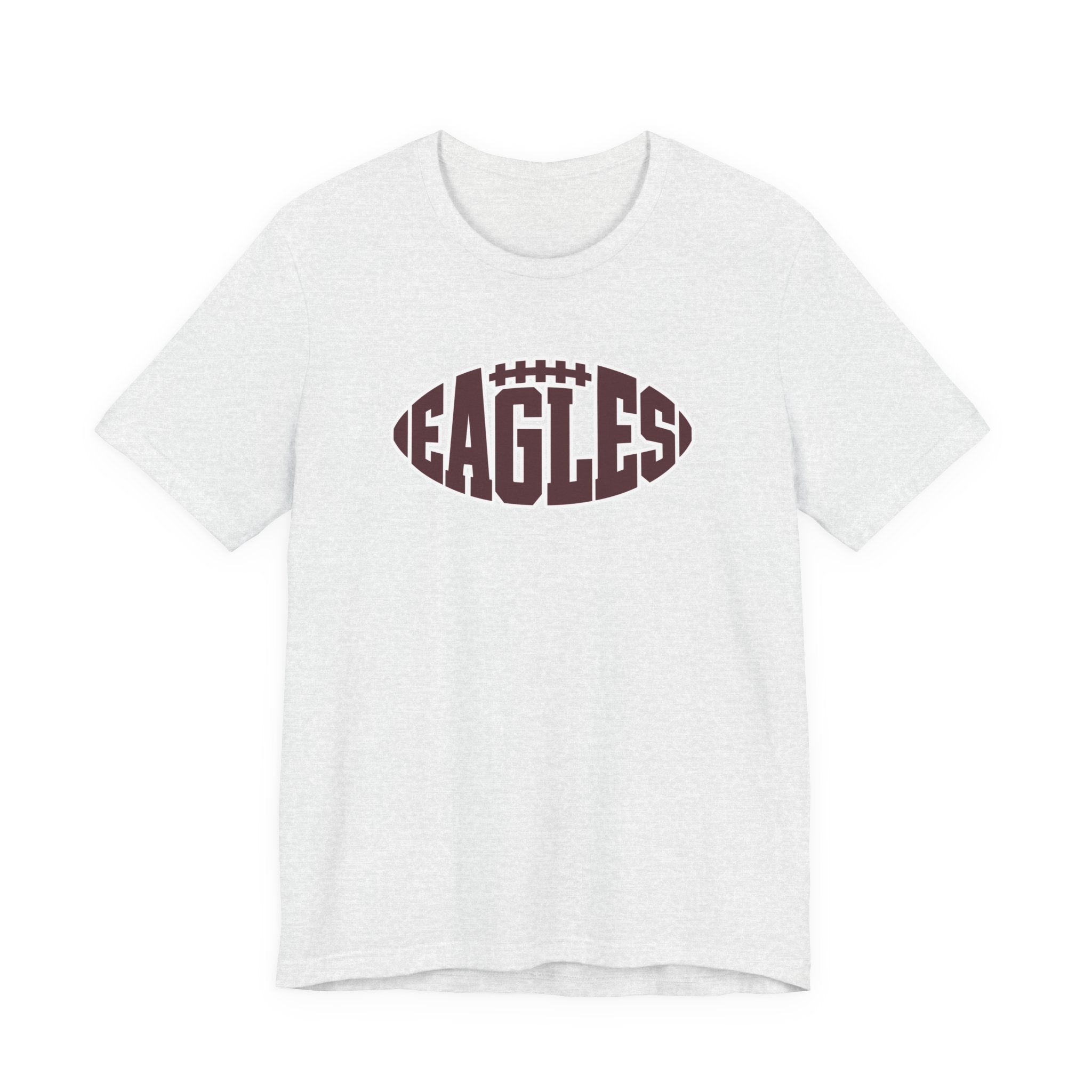 Adult Unisex New Albany Football Eagle Ball Graphic Short Sleeve Soft Tee