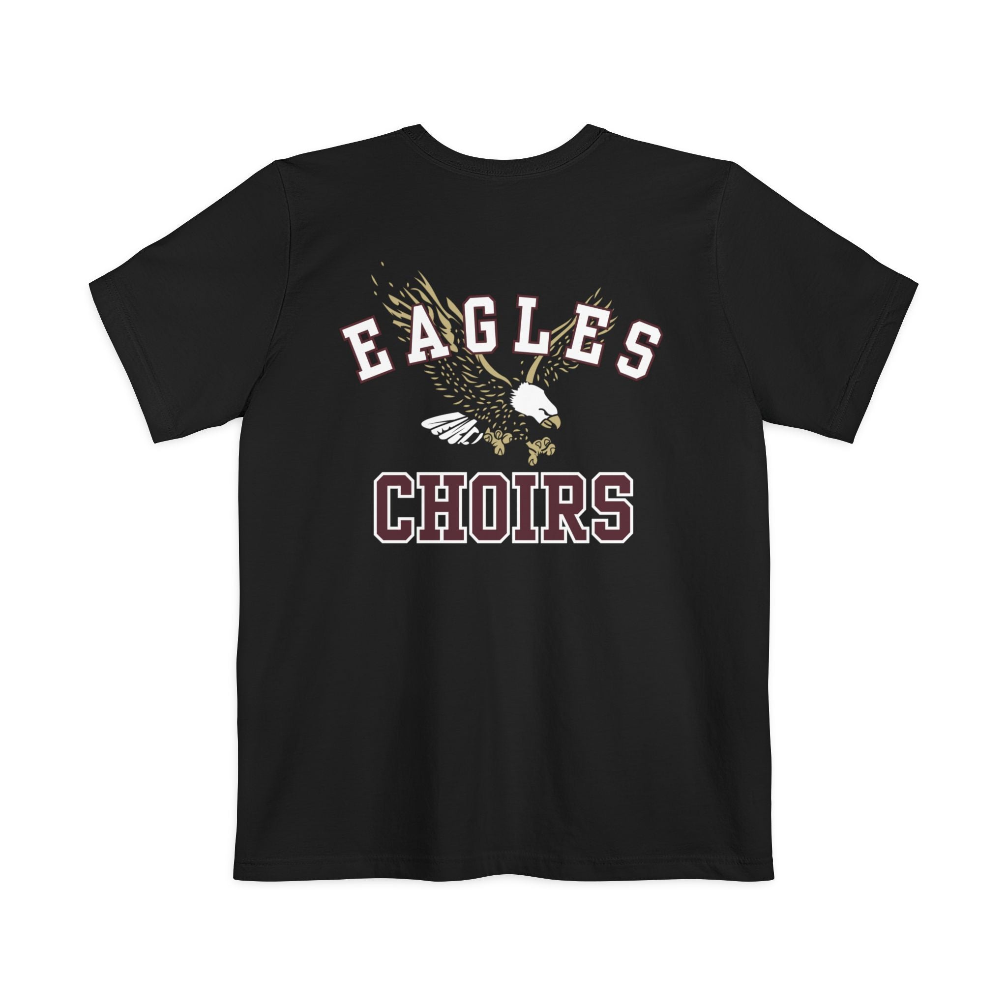 Adult Unisex Flying Choirs Eagle Graphic Pocket T-shirt