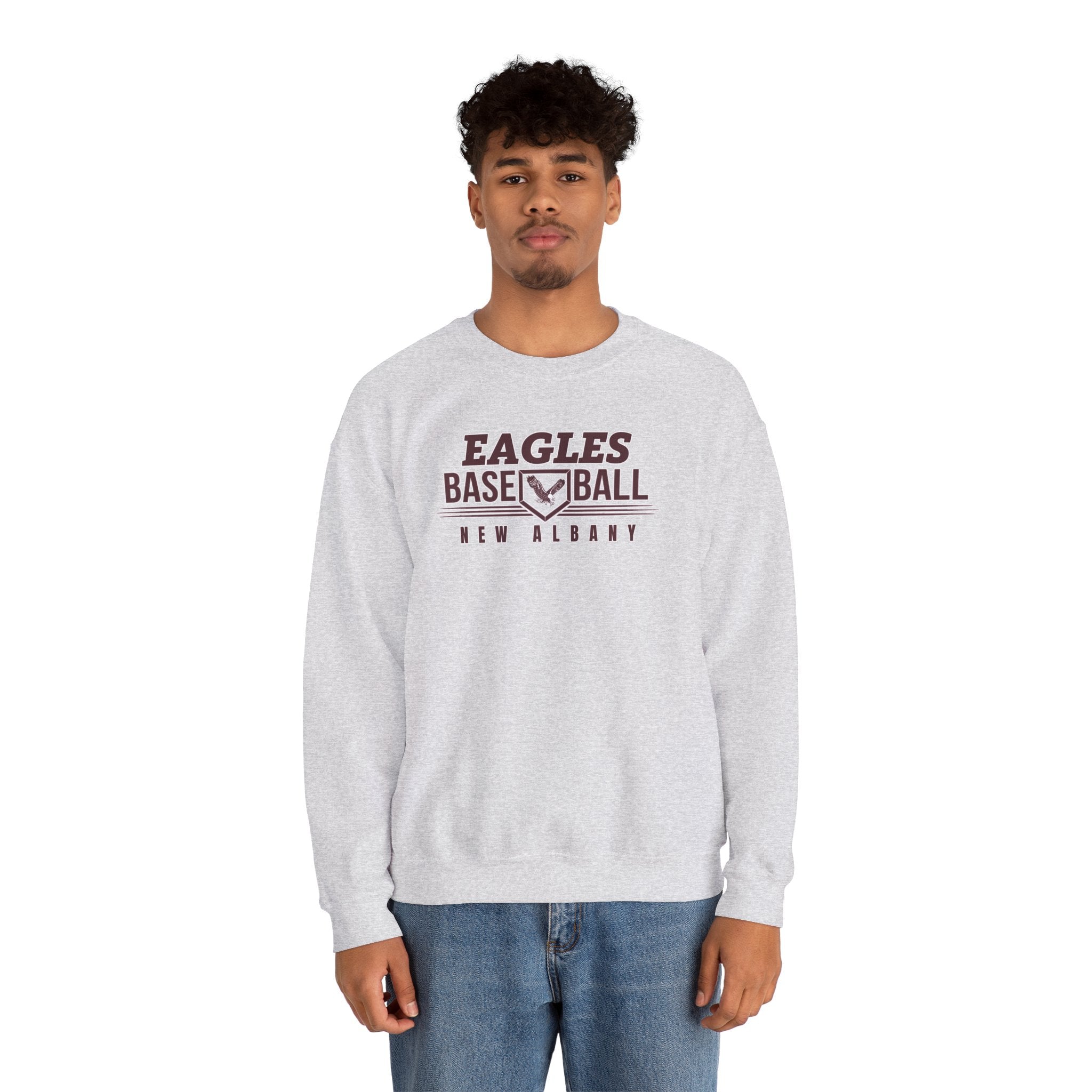 Adult Unisex New Albany Eagles Home Plate Pride Graphic Sweatshirt