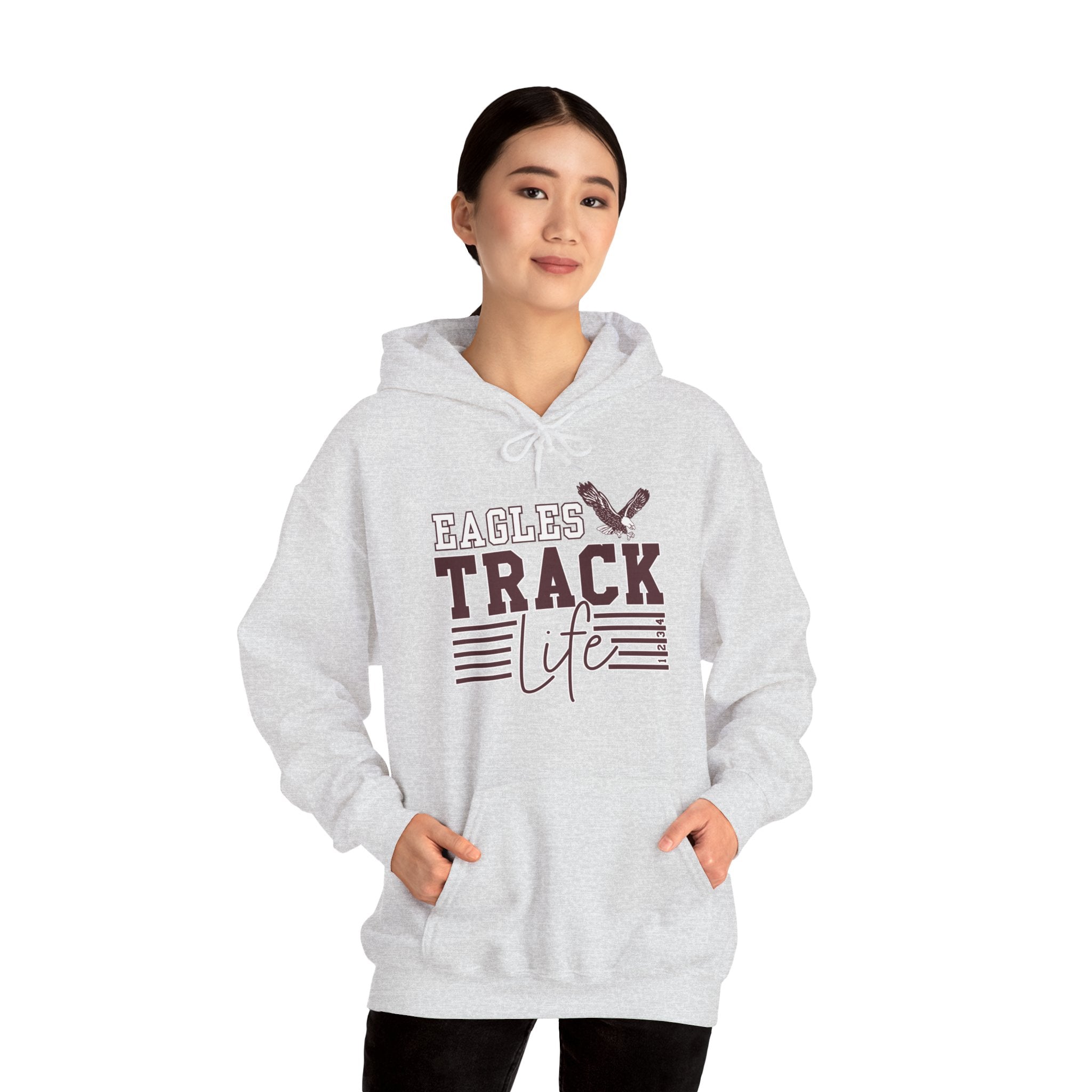Adult Unisex Eagles Track Life Graphic Hoodie