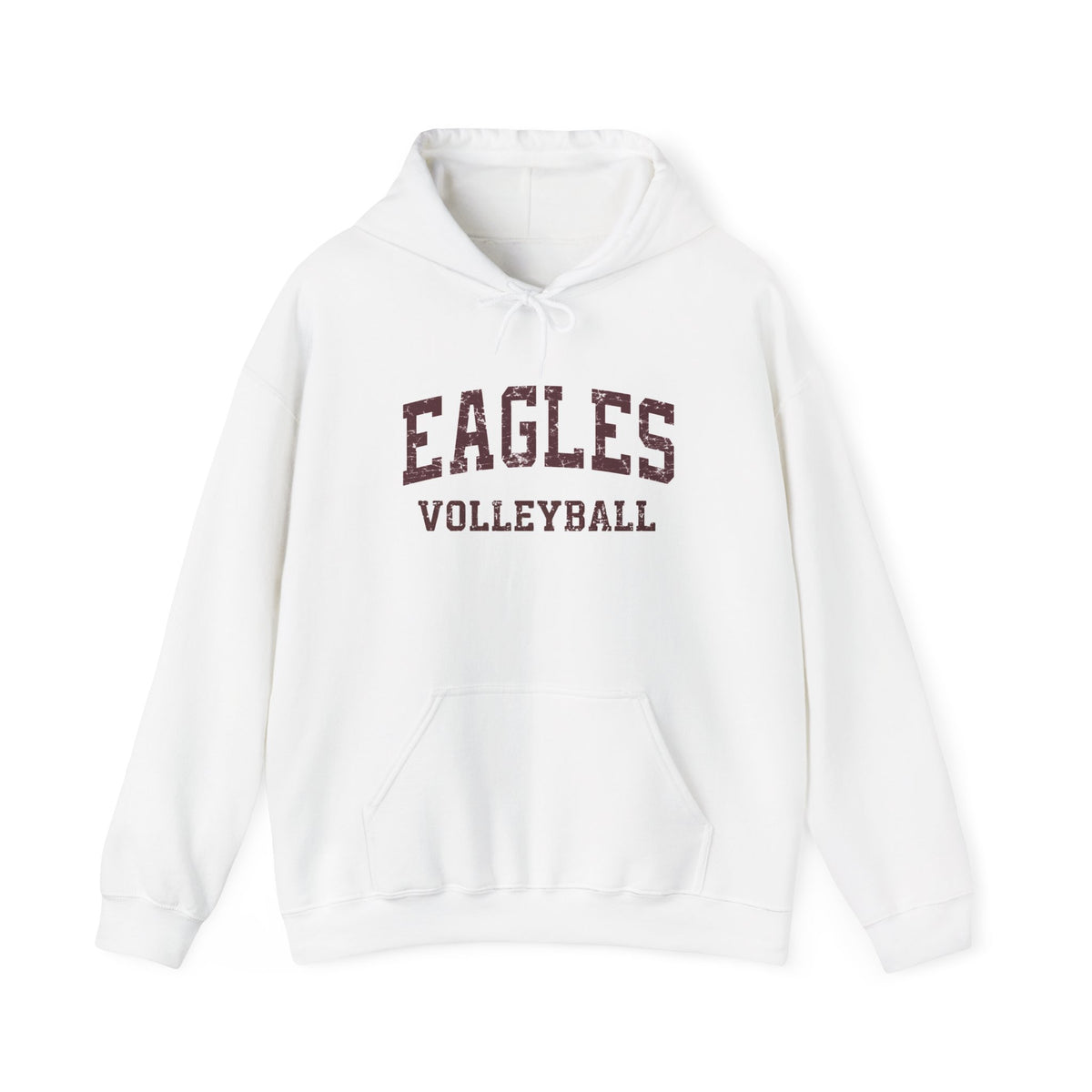 Adult Unisex New Albany Eagles Volleyball Vintage Distressed Graphic Hoodie