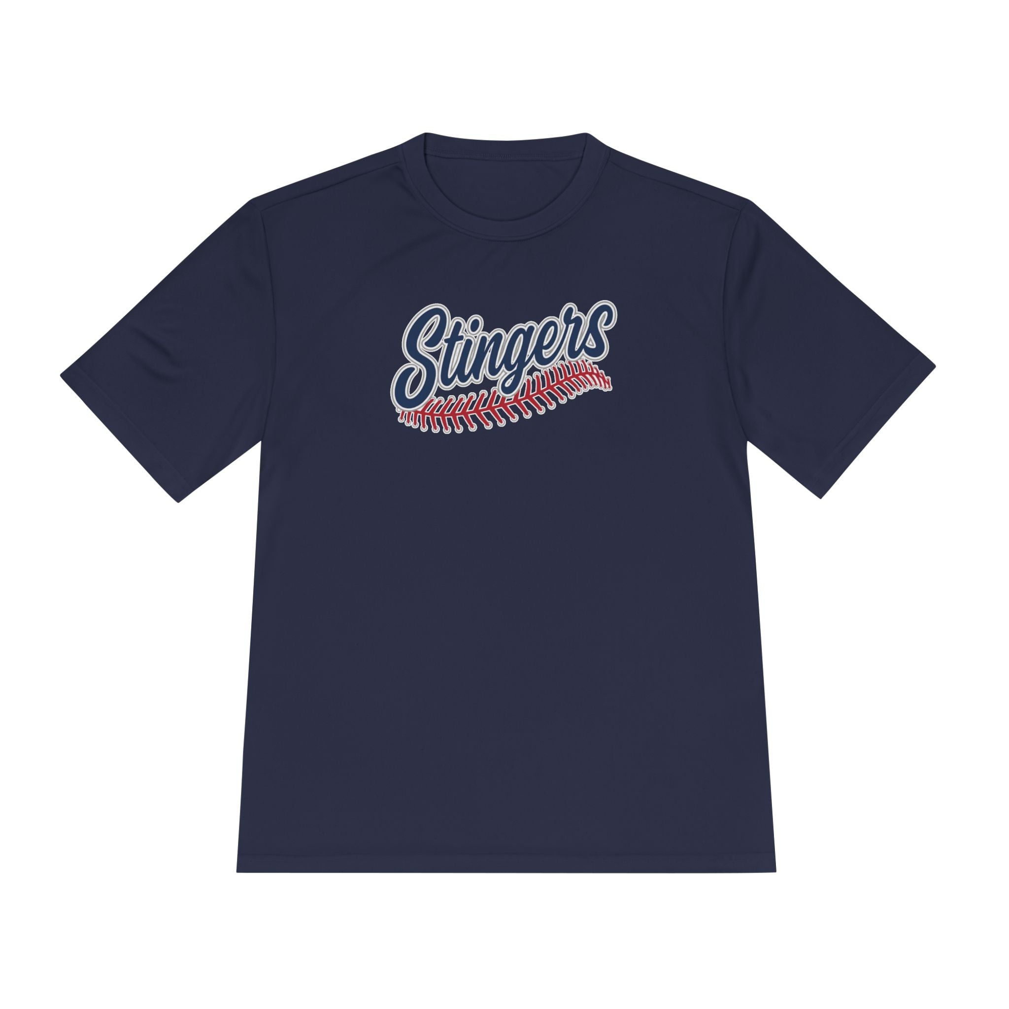 Adult Unisex Stingers Softball Stitches Graphic Sport-Tek Competitor Performance Tee