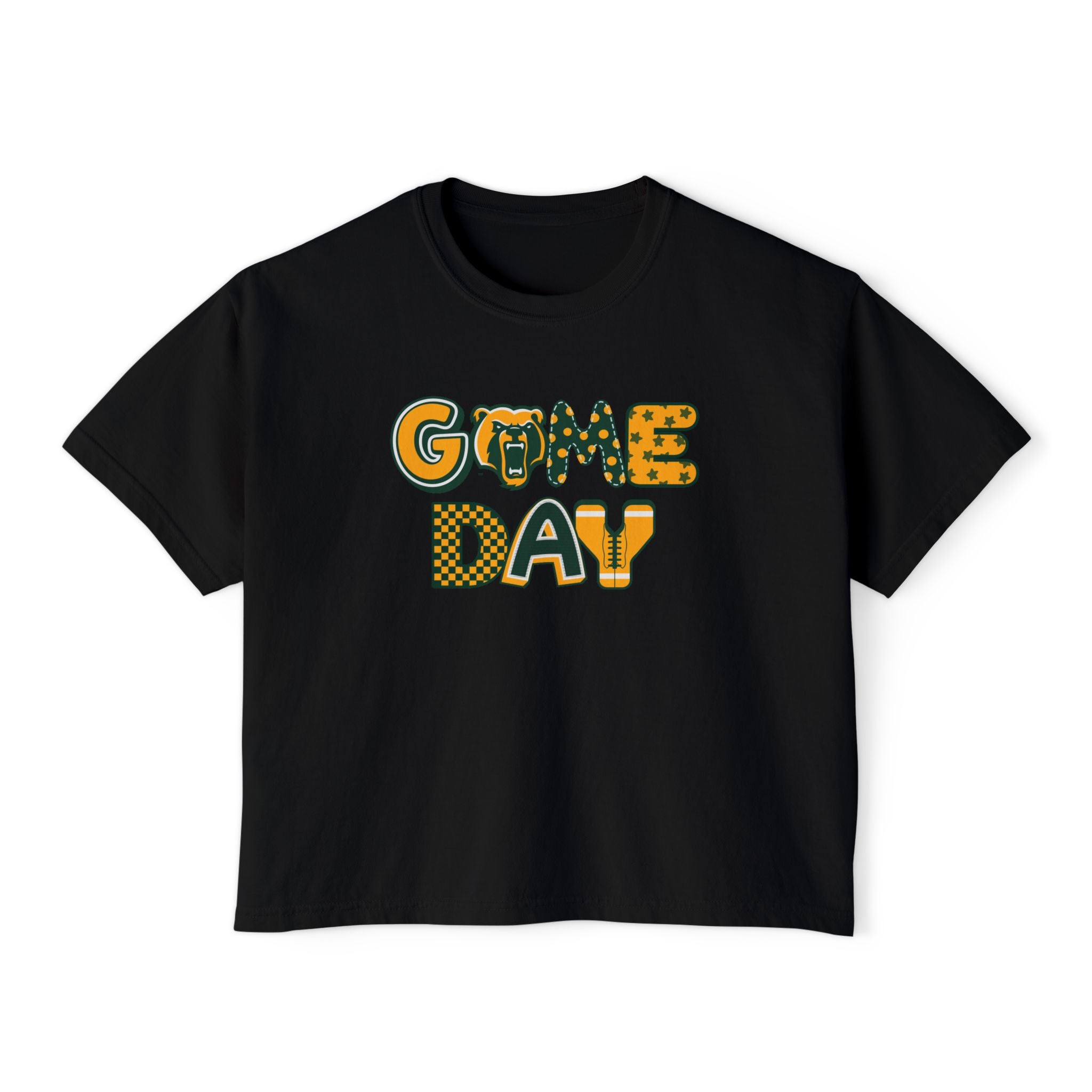 Women's Bruin Game Day Graphic Boxy Crop Short Sleeve Tee