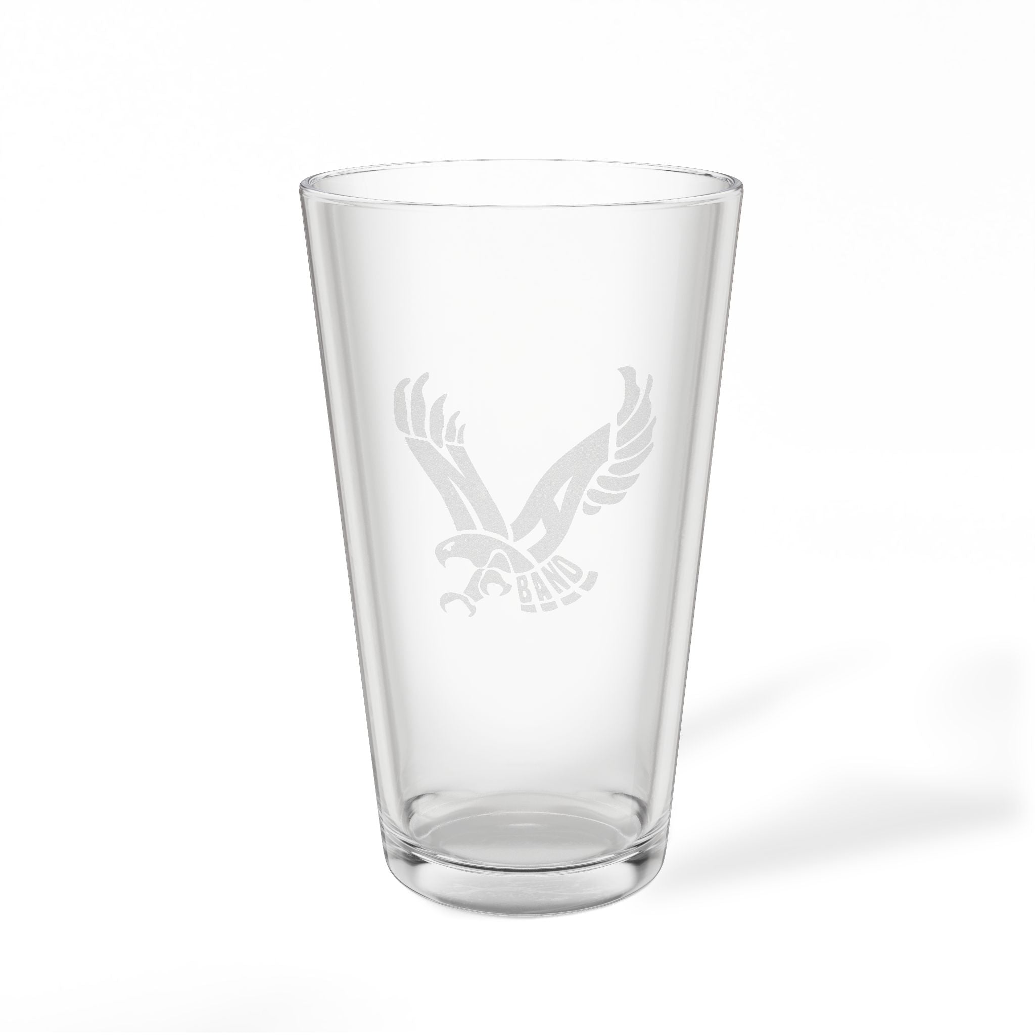 NAHS Marching Band Eagle Engraved Pint Glass