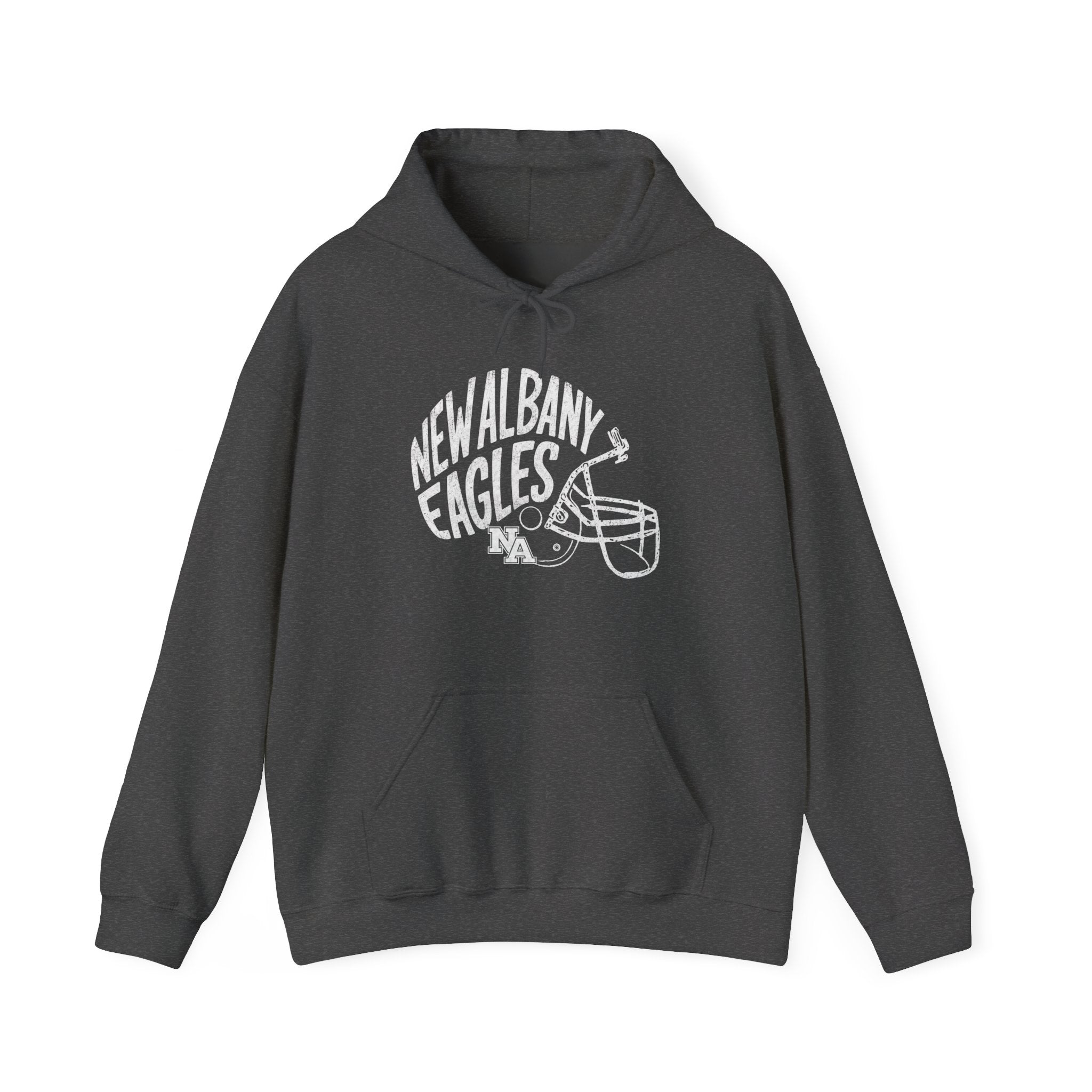 Adult Unisex New Albany Vintage Vibes Football Helmet Graphic Hoodie