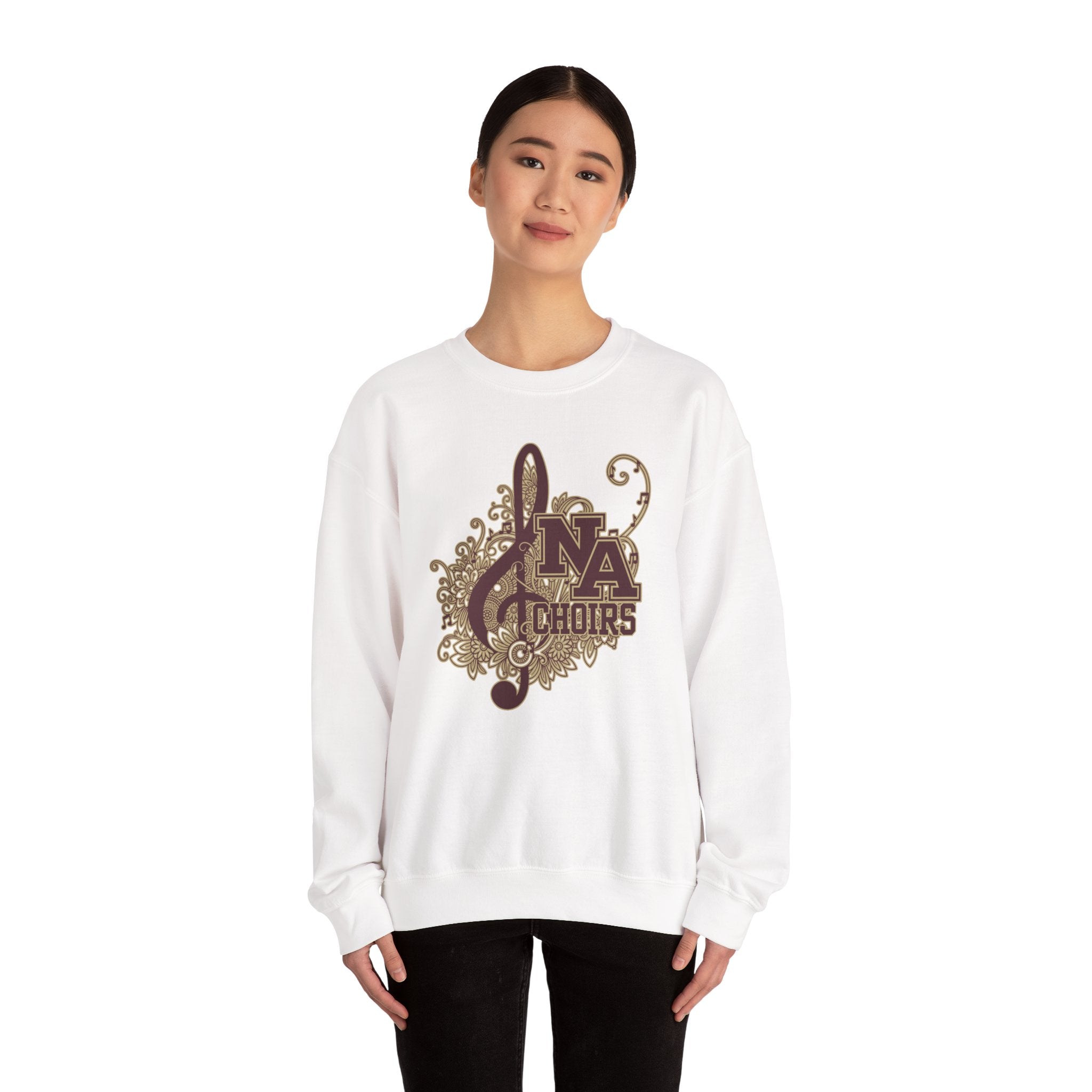 Adult Unisex Floral Medley Choirs Graphic Sweatshirt