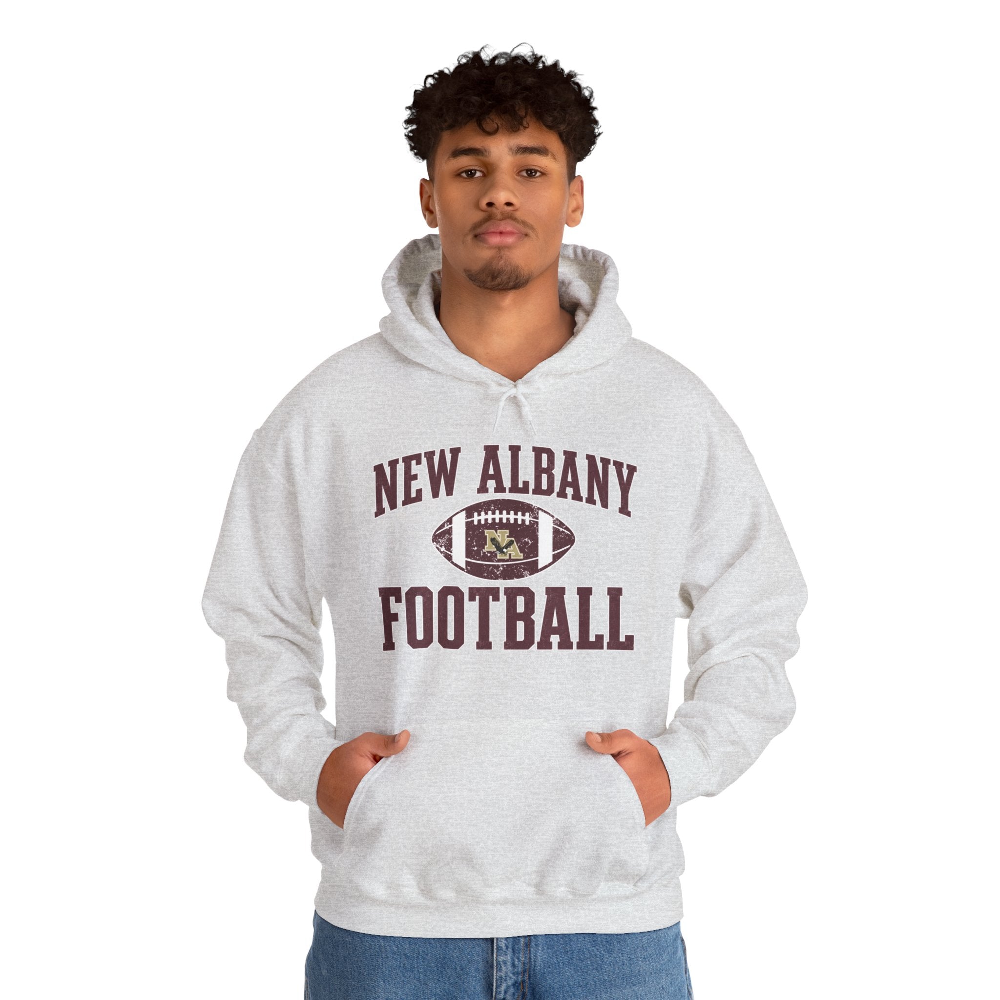 Adult Unisex New Albany Football Pride Graphic Hoodie