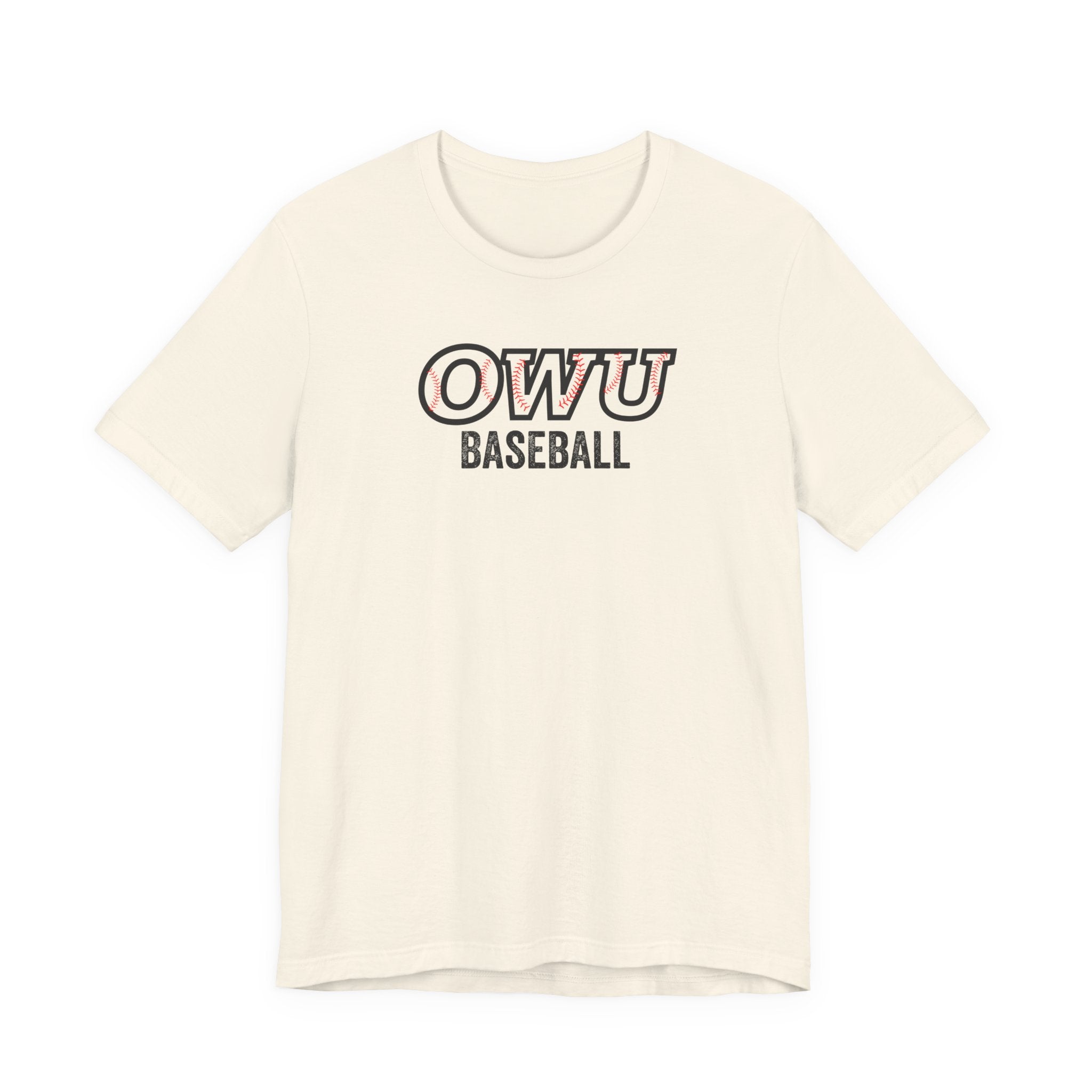 Adult Unisex OWU Baseball Stitches Graphic Short Sleeve Soft Tee