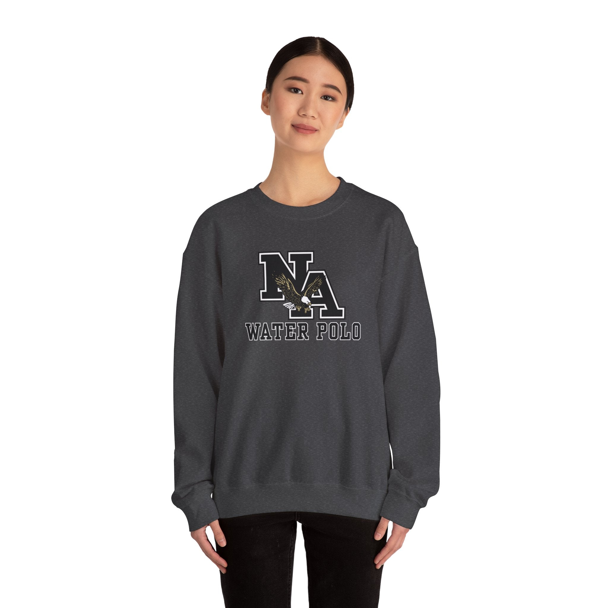 Adult Unisex New Albany Water Polo Classic Black Logo Graphic Sweatshirt