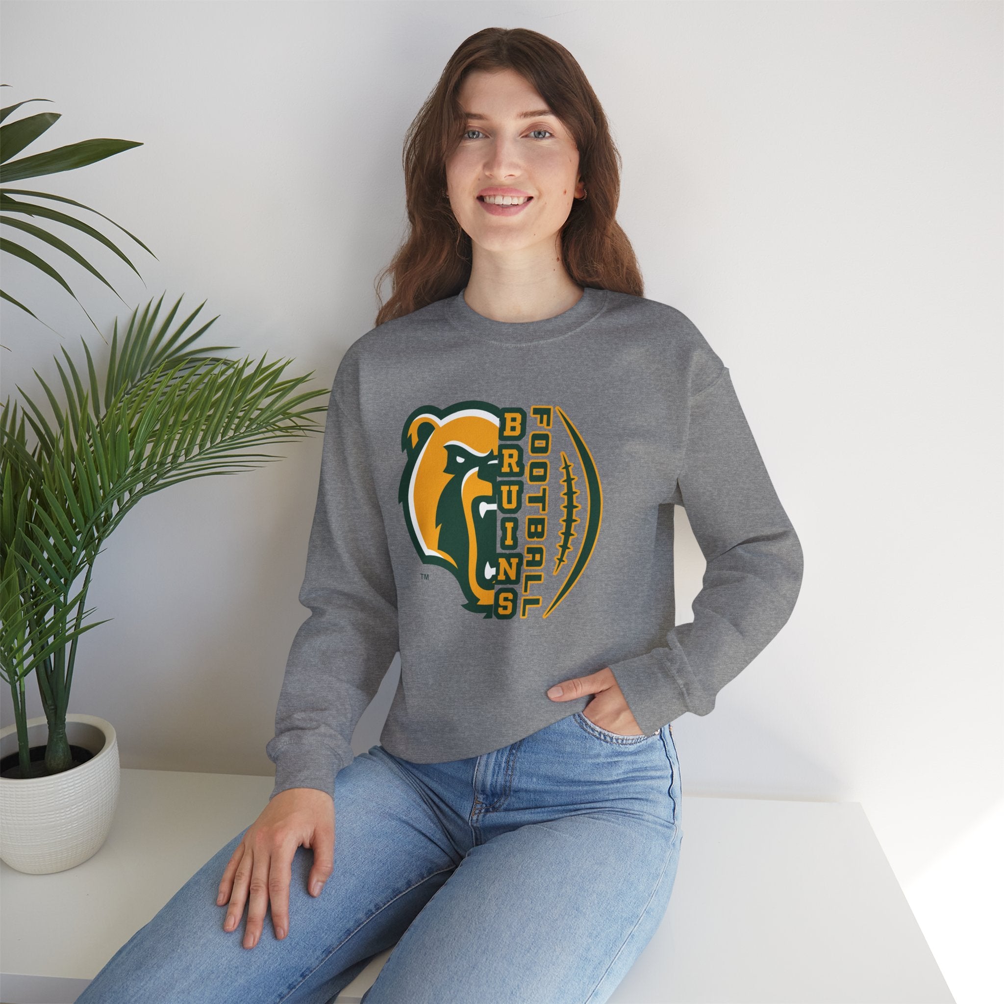 Adult Unisex Epic Bruin Football Graphic Sweatshirt