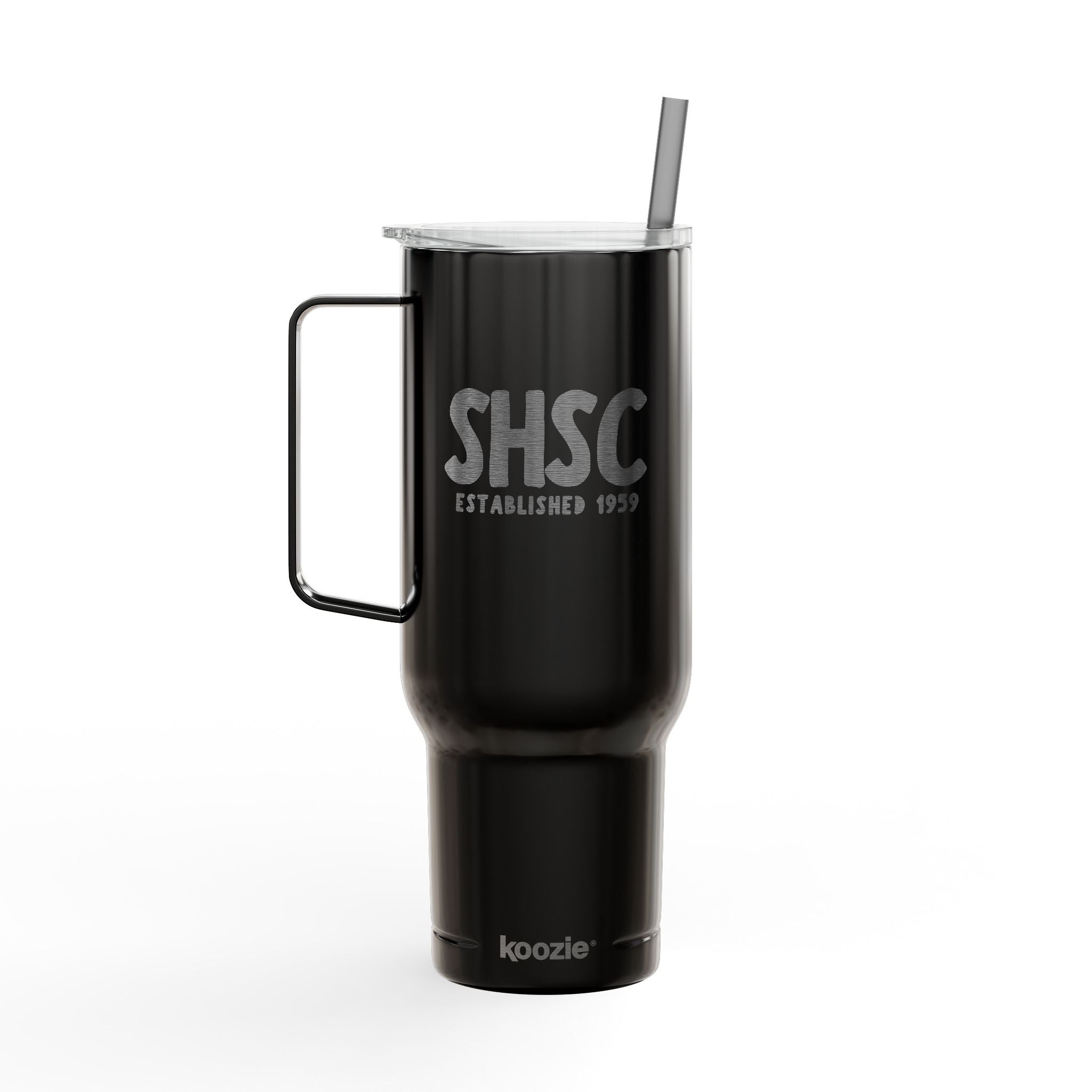 South Hills Swim Club SHSC Ombre Engraved 40oz Insulated Tumbler with Lid