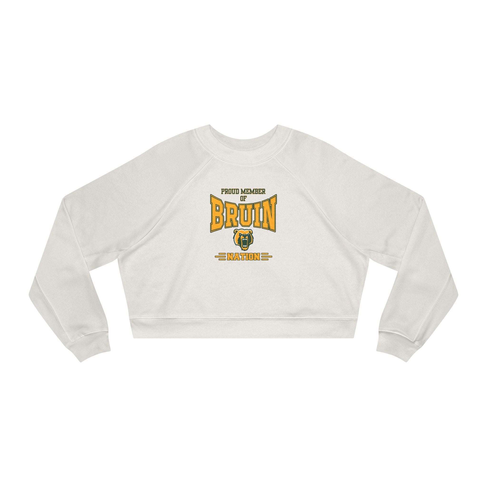 Women's Bruin Nation Graphic Cropped Fleece Sweatshirt