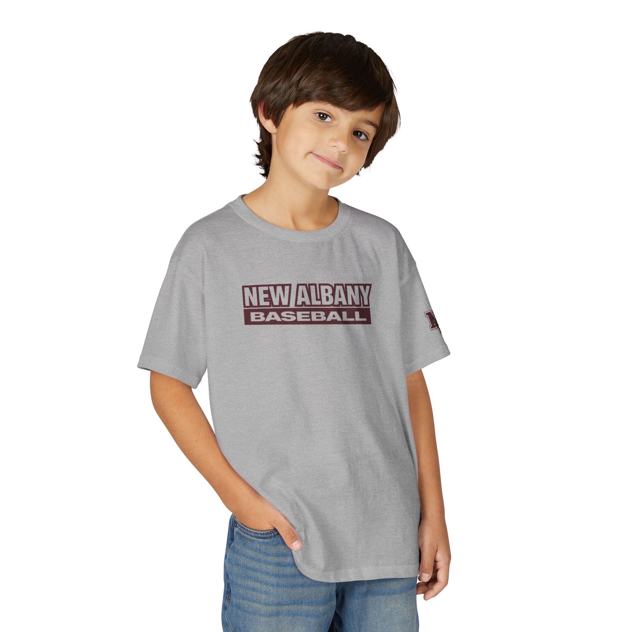 Youth New Albany Ballpark Basic Graphic Short Sleeve Soft Tee