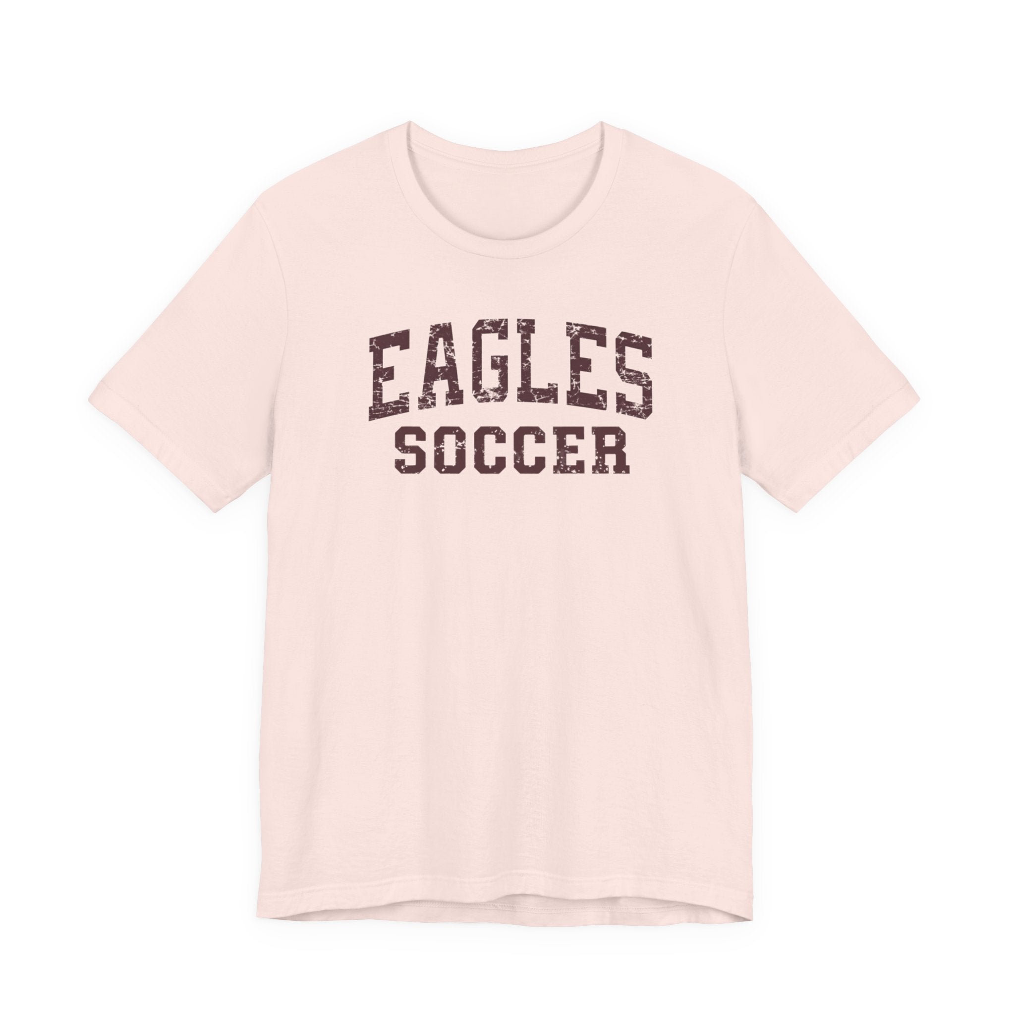 Adult Unisex New Albany Eagles Soccer Vintage Distressed Graphic Short Sleeve Bella + Canvas Soft Tee