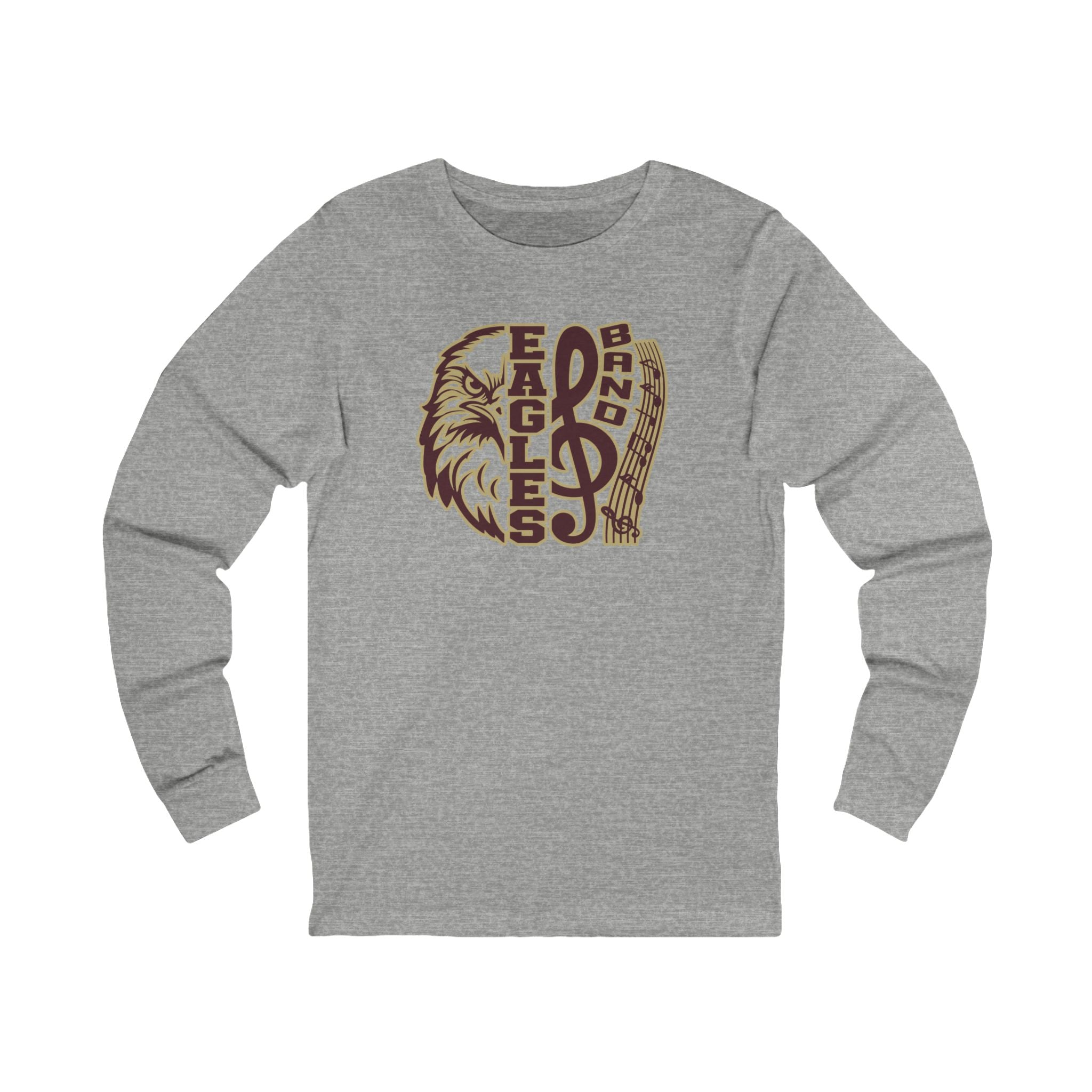 Adult Unisex Epic Band Eagle Graphic Long Sleeve Soft Tee