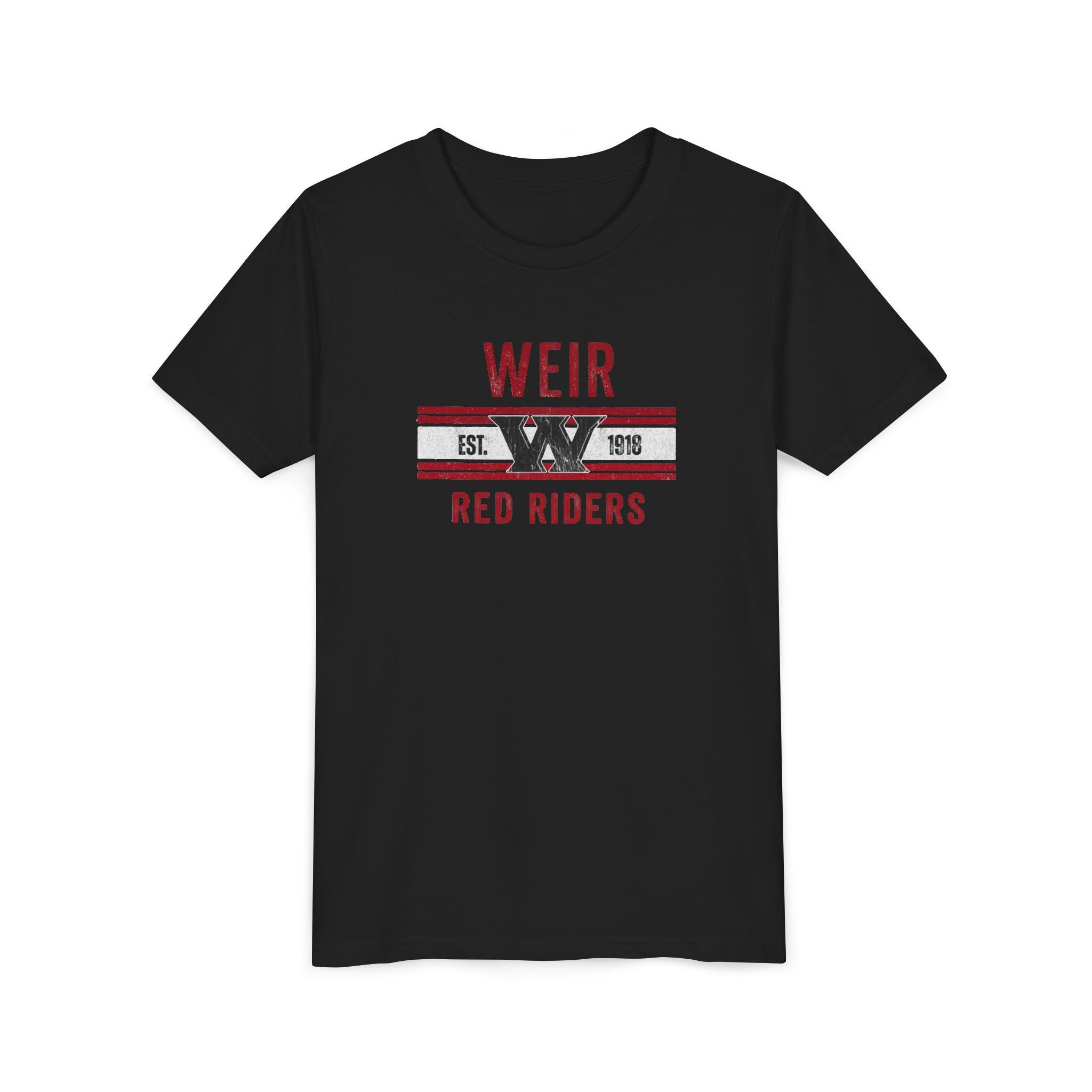 Youth Weirton Distressed Heritage Graphic Short Sleeve Bella + Canvas Soft Tee