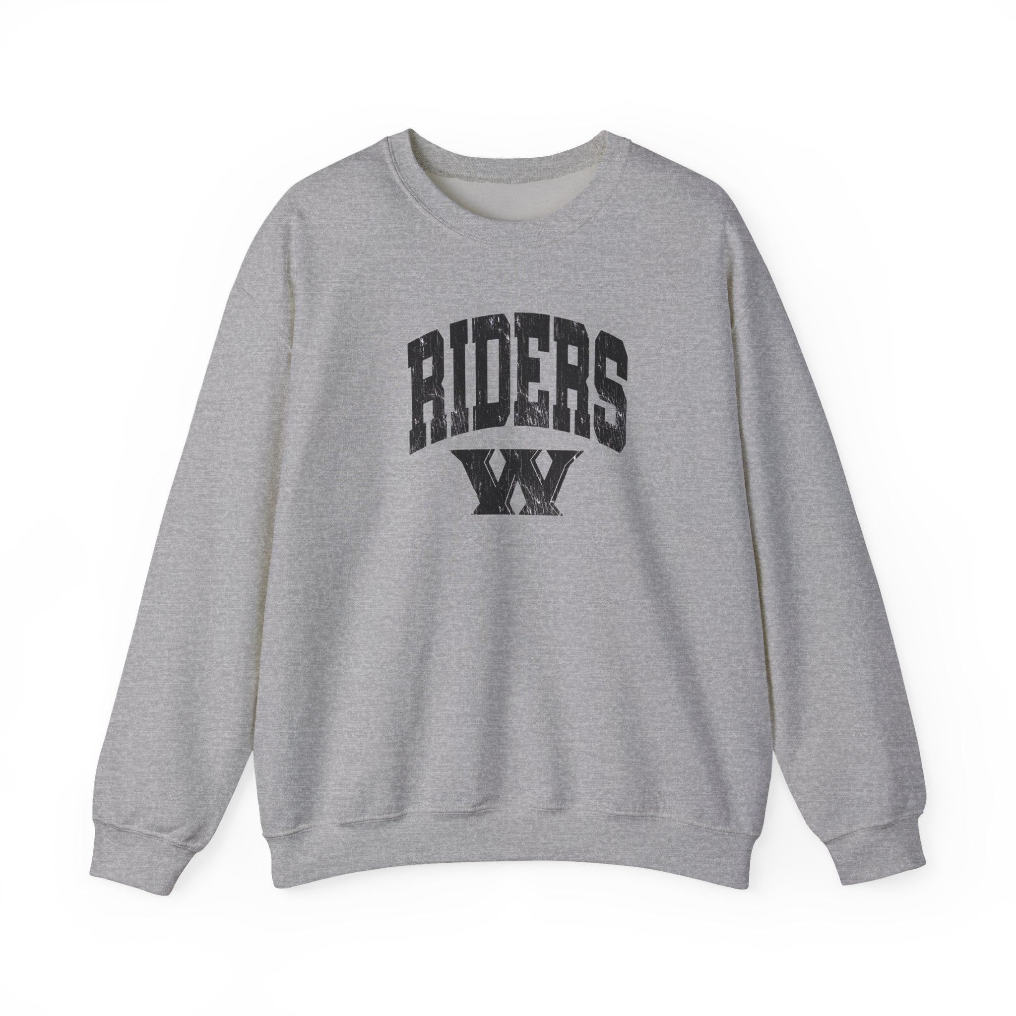 Adult Unisex Riders Arch Vintage Distressed W Graphic Sweatshirt