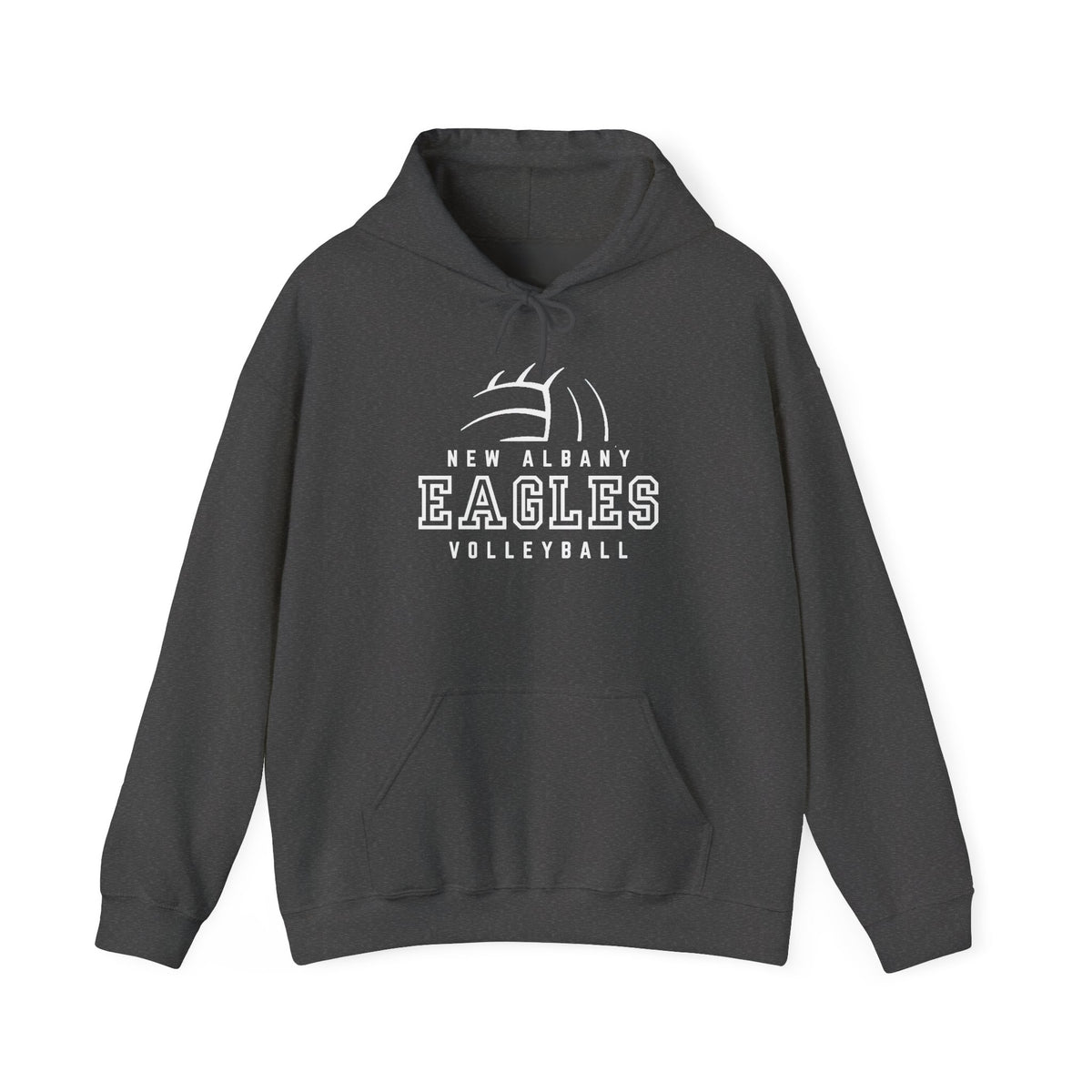 Copy of Adult Unisex New Albany Eagles Victory Volleyball Graphic Hoodie