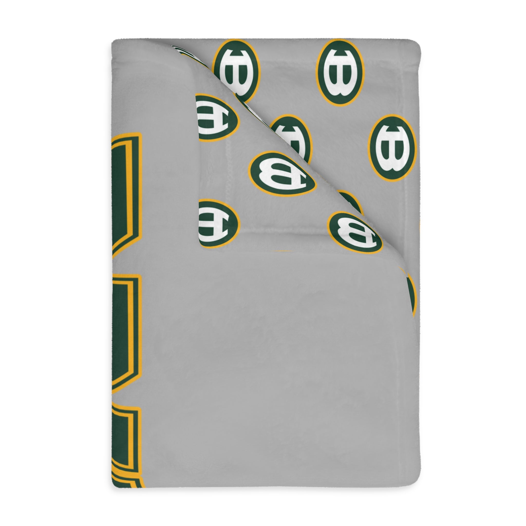 Bruin Football Heritage Graphic Super Soft Velveteen Microfiber Blanket (Two-sided print)