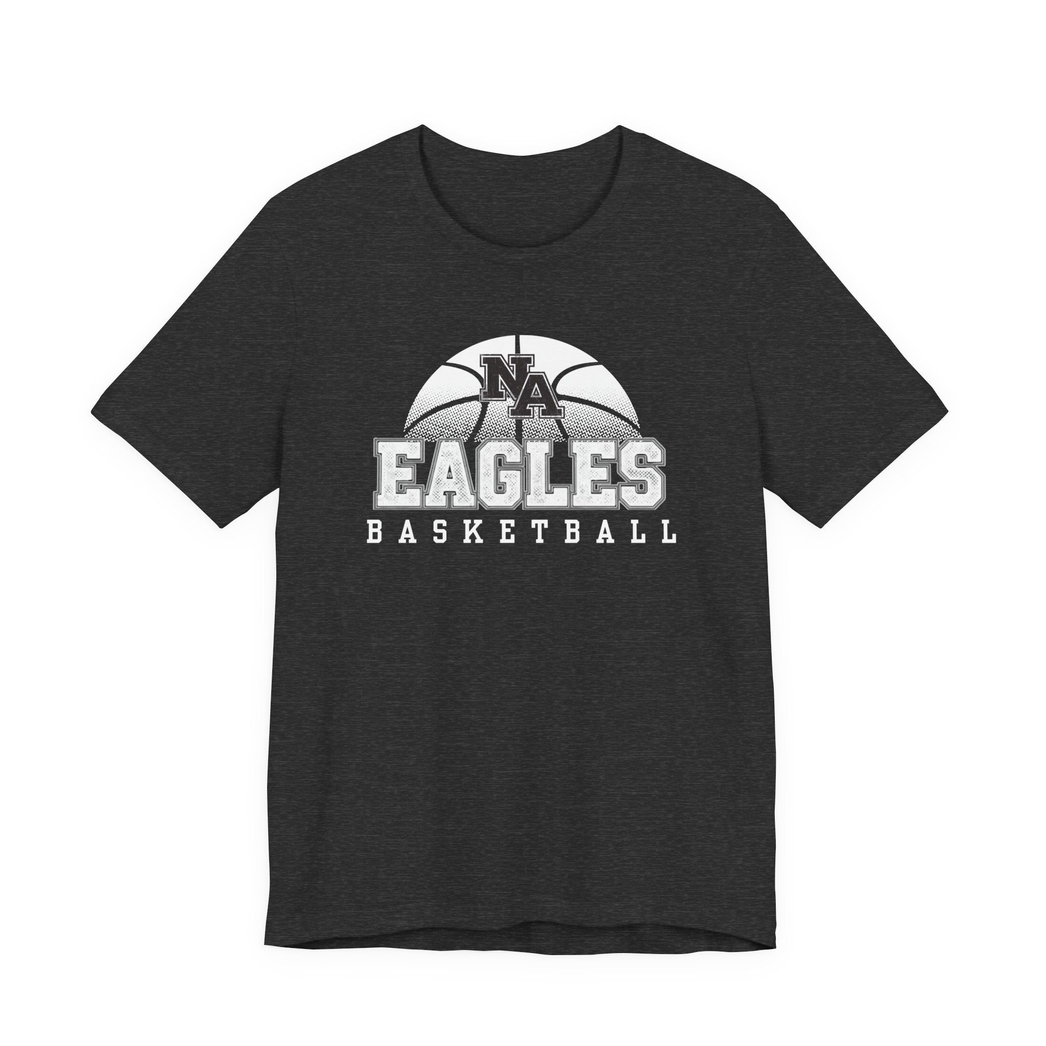 Adult Unisex New Albany Eagles Basketball Fast Break Graphic Short Sleeve Soft Tee