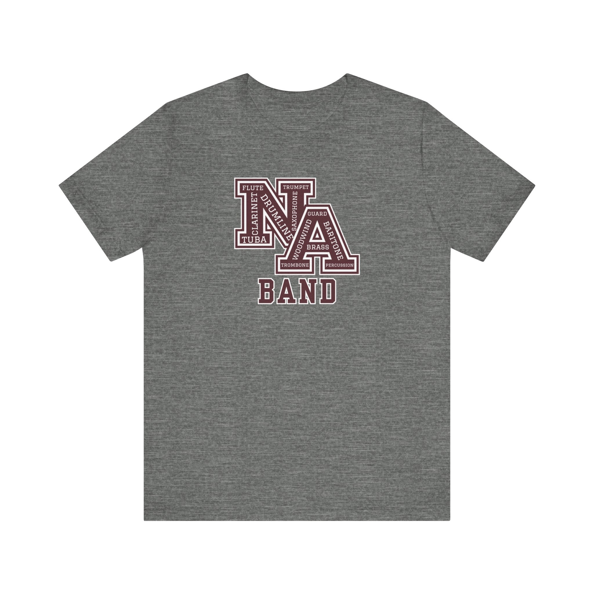 Adult Unisex New Albany Band Word Logo Graphic Short Sleeve Soft Tee