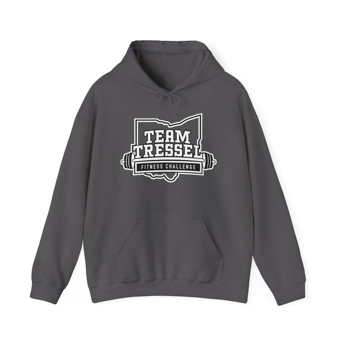 Adult Unisex Team Tressel Fitness Challenge Graphic Hoodie